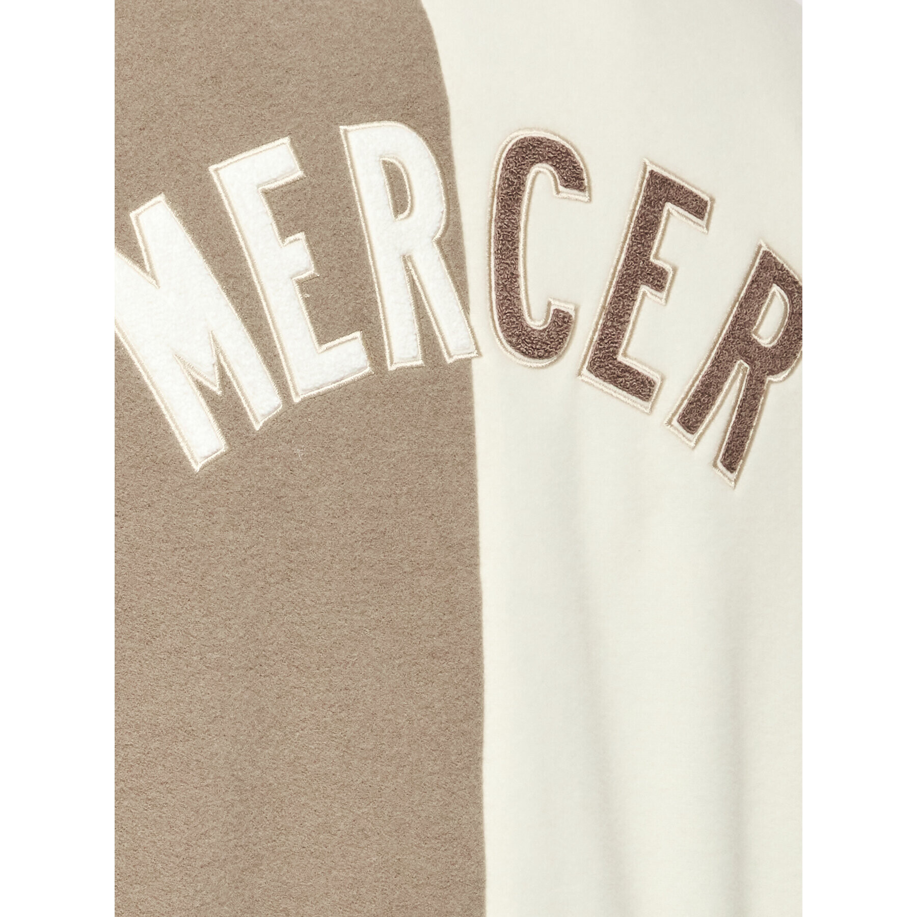 Mercer Amsterdam Яке бомбър Unisex The All Out Varsity MEAP231007 Бежов Regular Fit - Pepit.bg