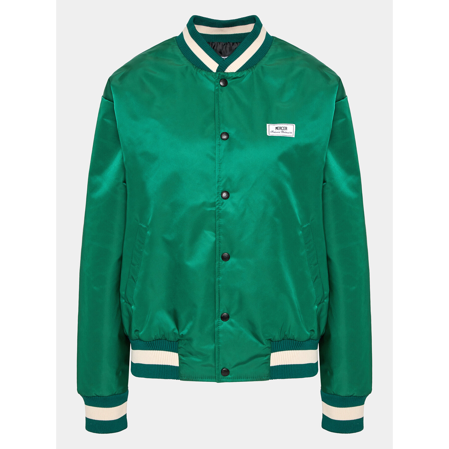 Mercer Amsterdam Яке бомбър Unisex The Re-Varsity MEAP231010 Зелен Relaxed Fit - Pepit.bg