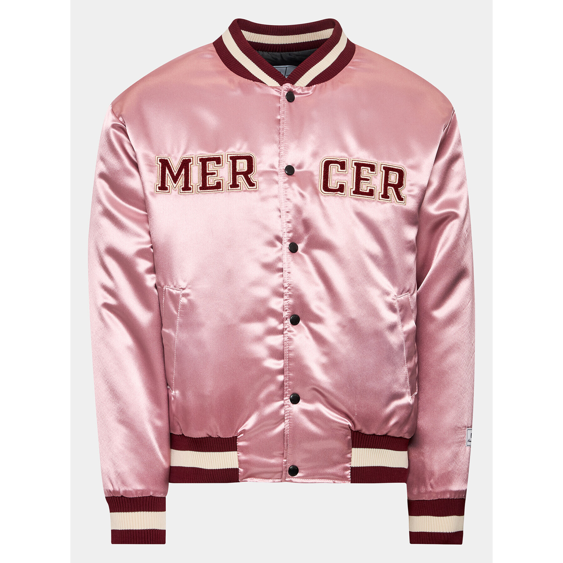 Mercer Amsterdam Яке бомбър Unisex The Varsity MEAP213099 Розов Loose Fit - Pepit.bg