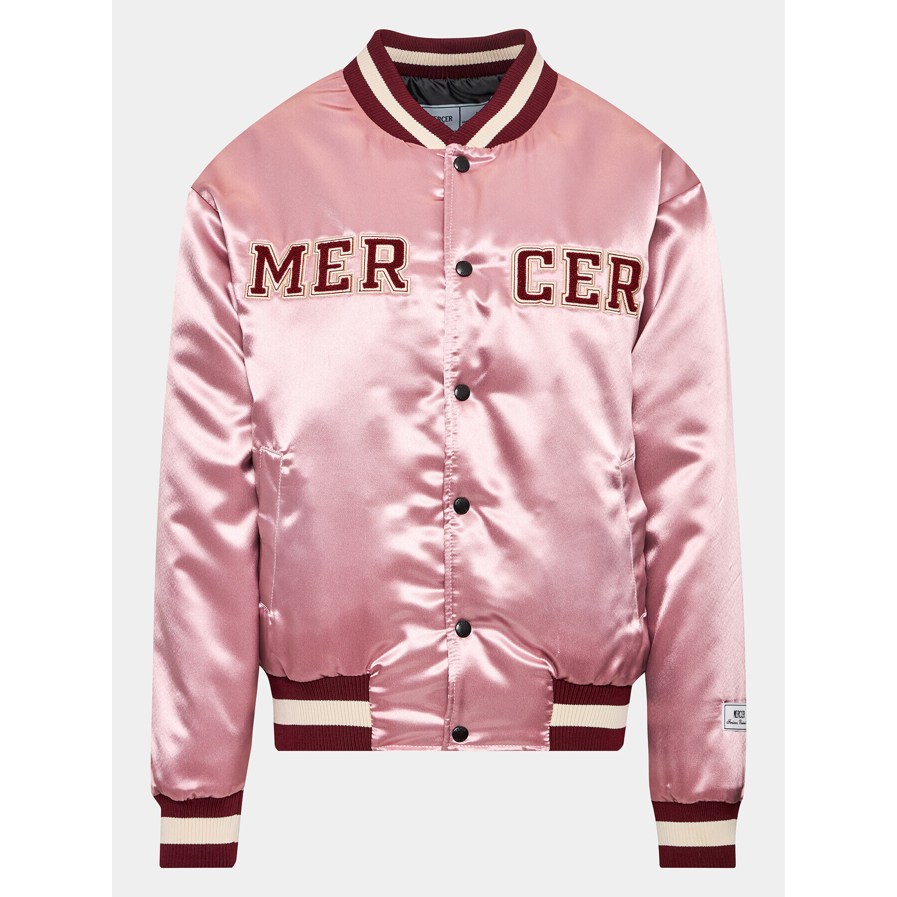 Mercer Amsterdam Яке бомбър Unisex The Varsity MEAP213099 Розов Loose Fit - Pepit.bg