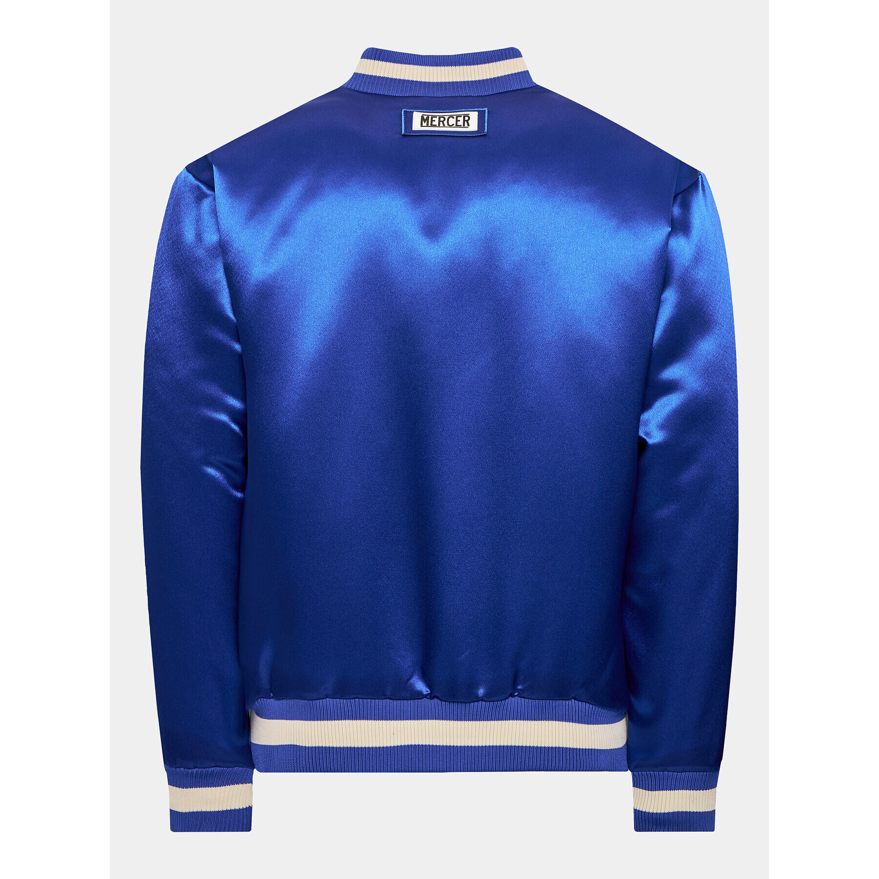 Mercer Amsterdam Яке бомбър Unisex The Varsity MEAP213099 Син Loose Fit - Pepit.bg