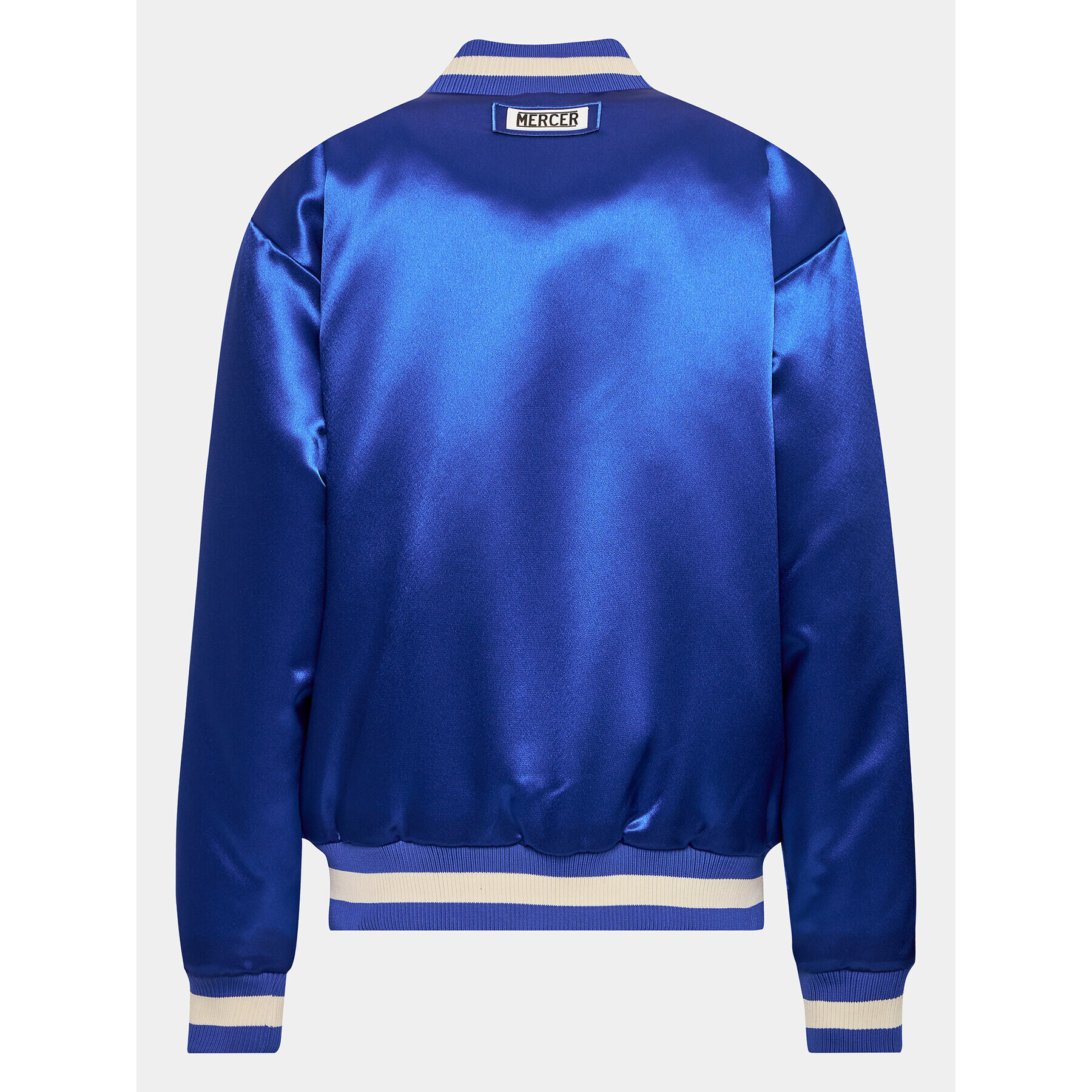 Mercer Amsterdam Яке бомбър Unisex The Varsity MEAP213099 Син Loose Fit - Pepit.bg