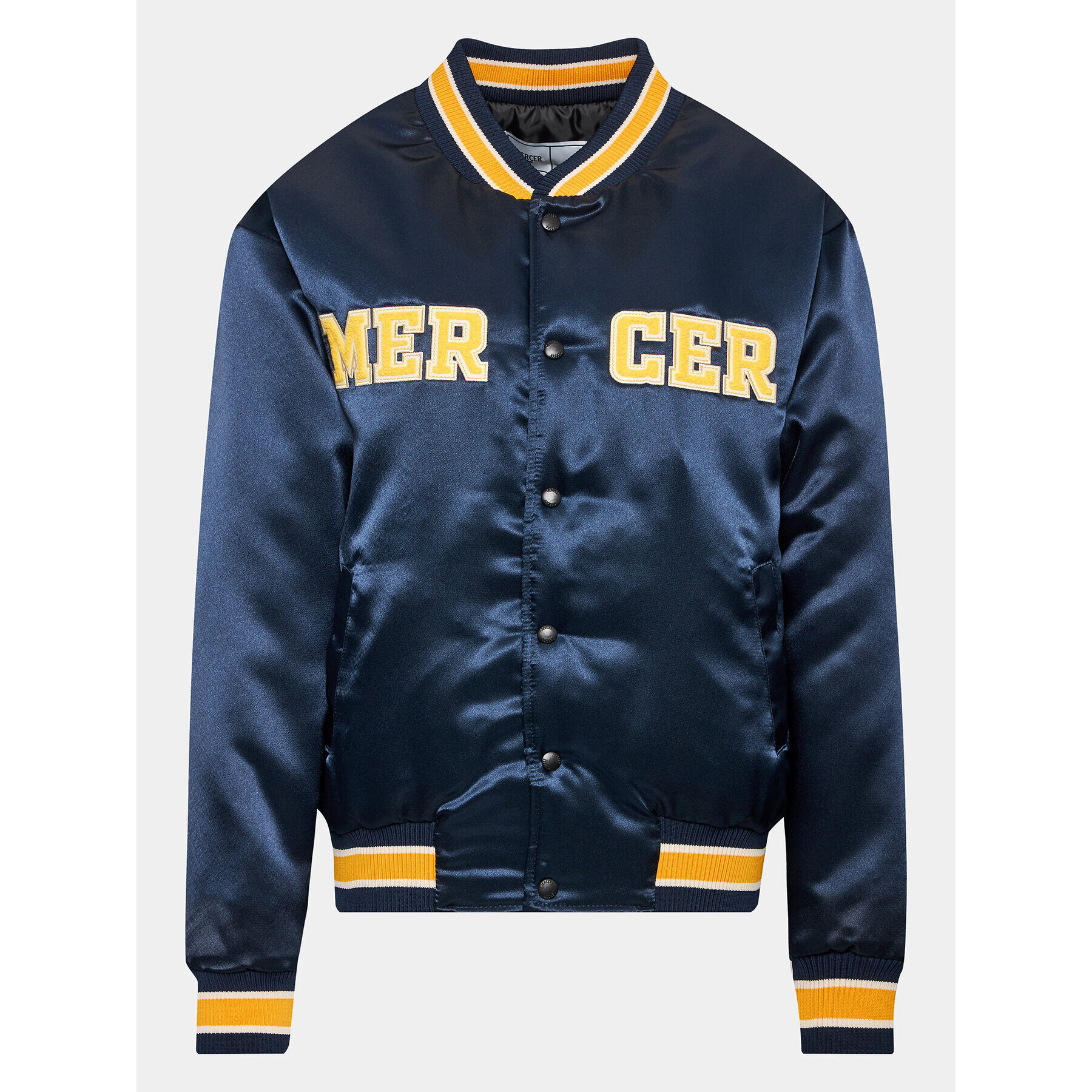 Mercer Amsterdam Яке бомбър Unisex The Varsity MEAP231011 Тъмносин Loose Fit - Pepit.bg