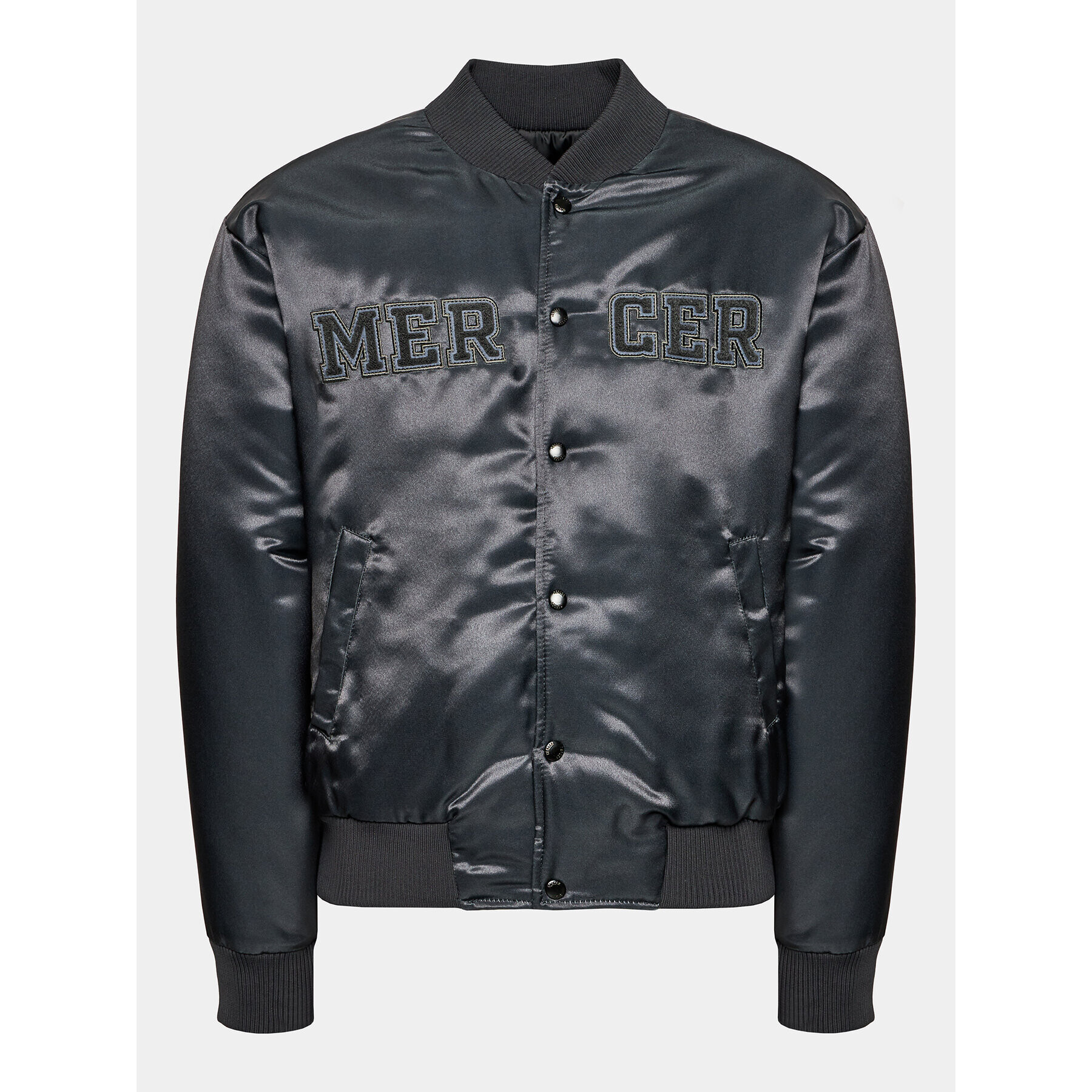 Mercer Amsterdam Яке бомбър Unisex The Varsity MEAP233003 Сив Classic Fit - Pepit.bg