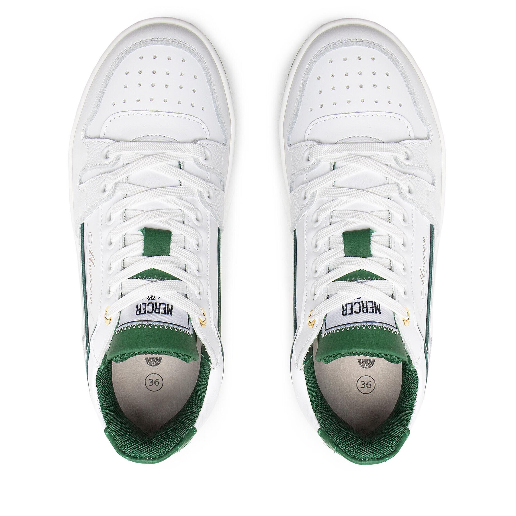 Mercer Amsterdam Сникърси The Brooklyn Low ME223001 Бял - Pepit.bg