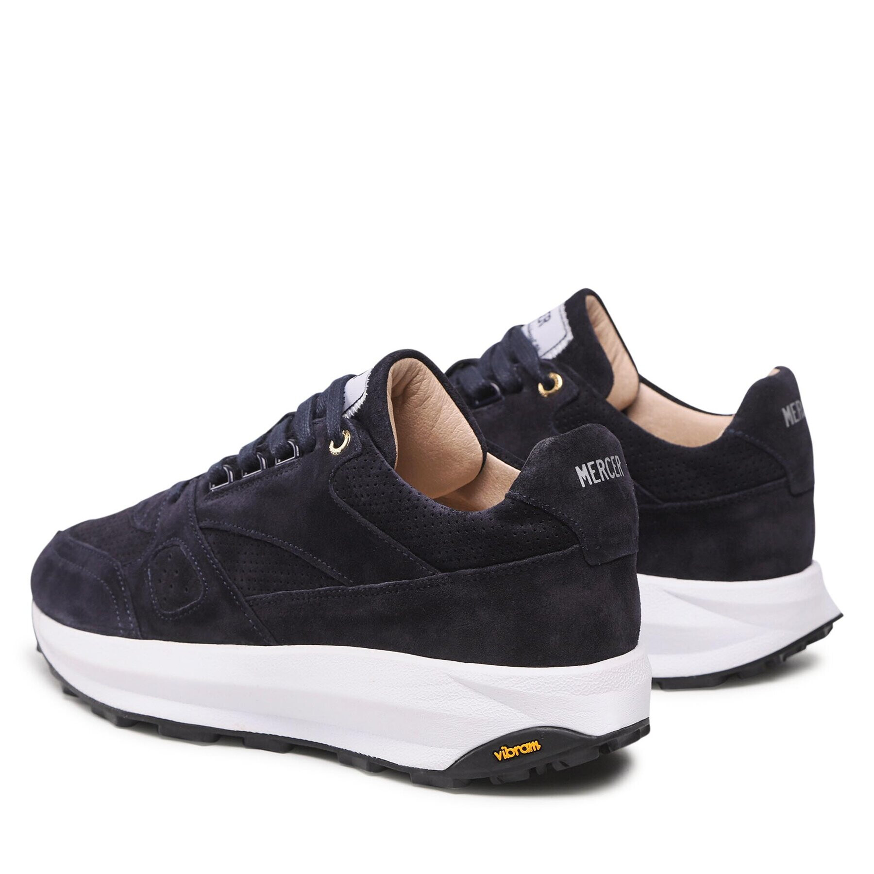 Mercer Amsterdam Сникърси The Racer Lux Suede ME223011 Тъмносин - Pepit.bg