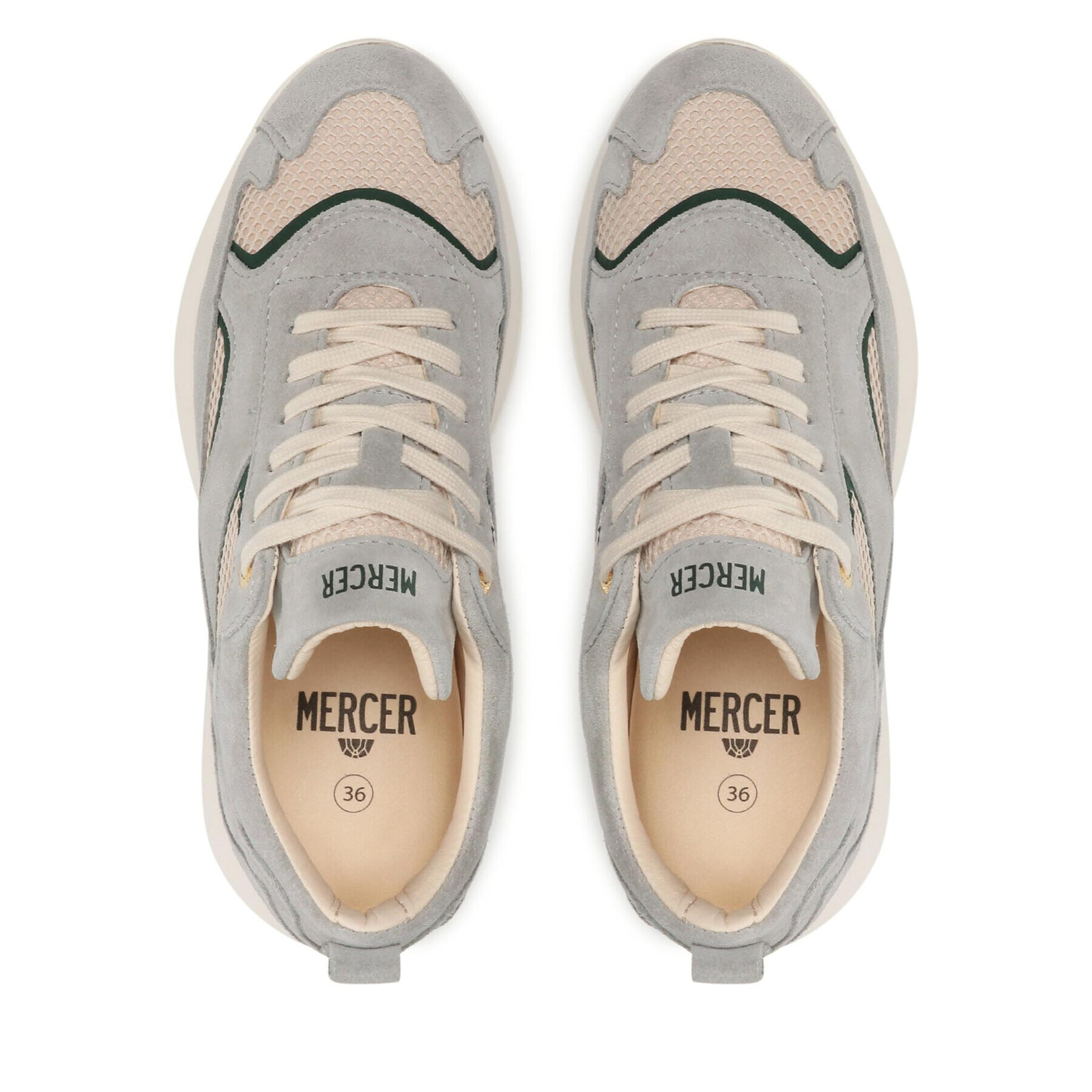 Mercer Amsterdam Сникърси The W3RD ME221020 Сив - Pepit.bg