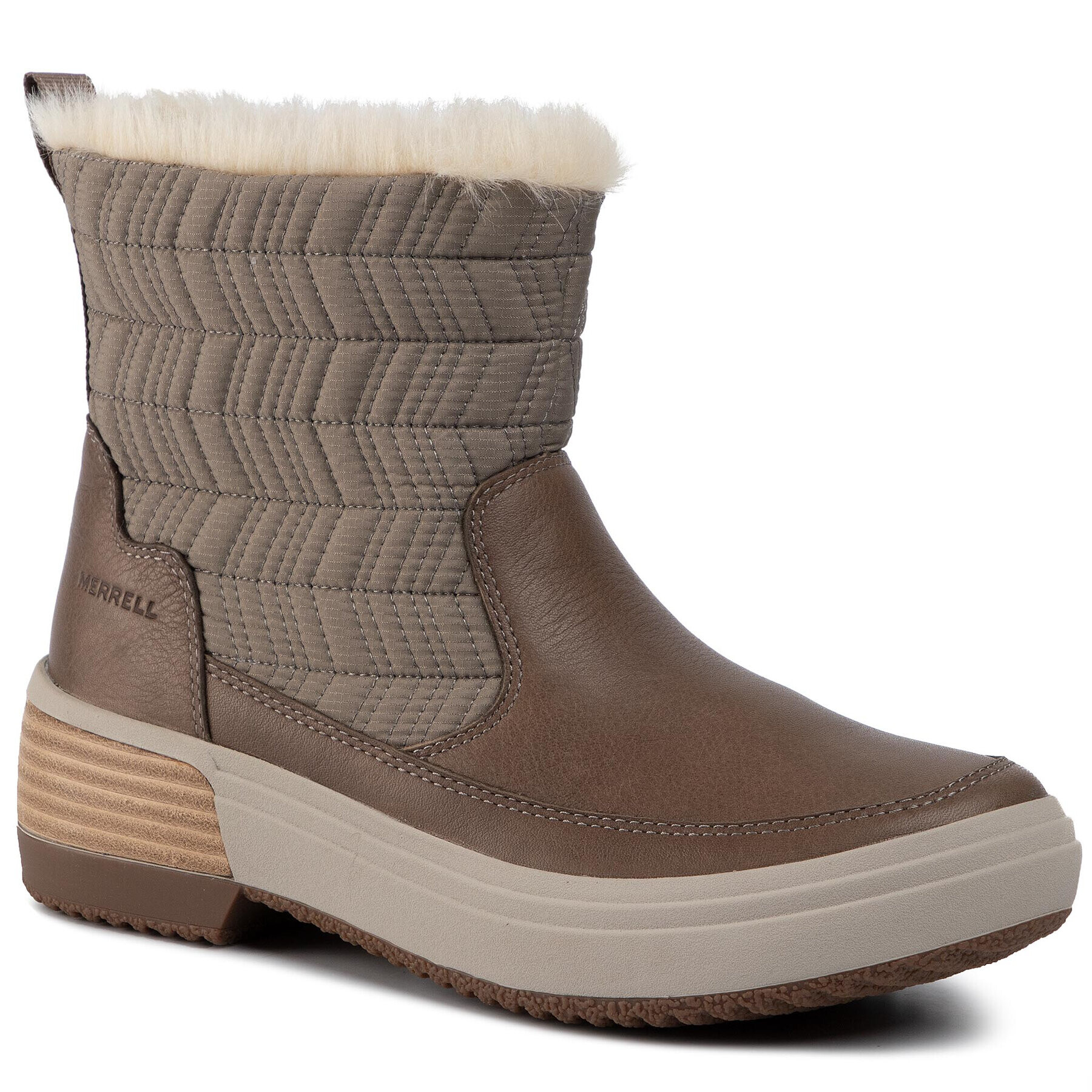 Merrell Боти Haven Bluff Polar Wp J17876 Бежов - Pepit.bg