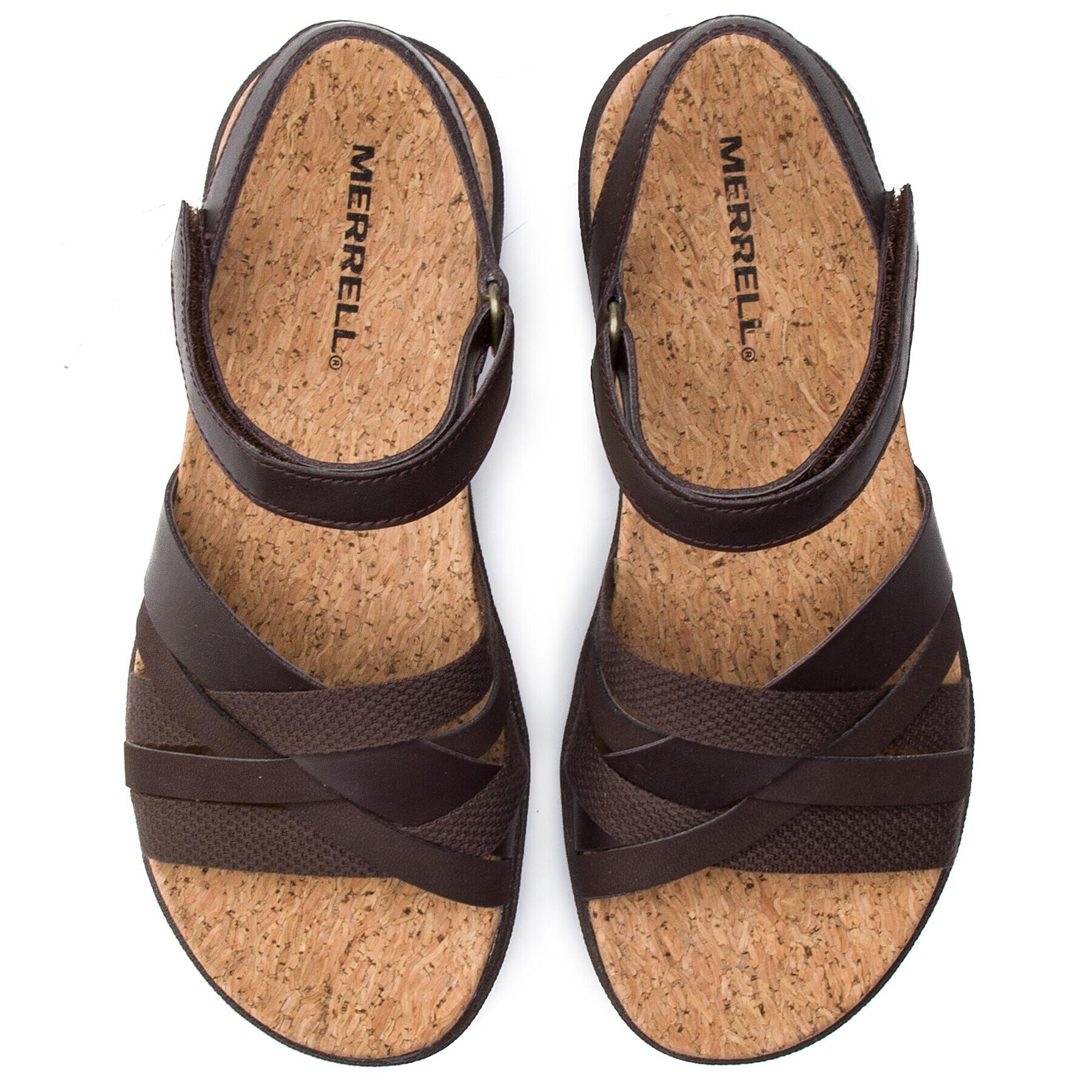 Merrell Сандали Around Town Arin Backstrap J97458 Кафяв - Pepit.bg