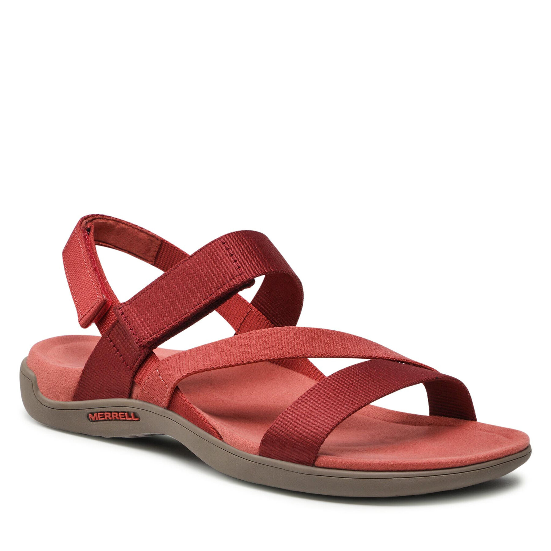 Merrell Сандали District 3 Strap Web J004378 Бордо - Pepit.bg