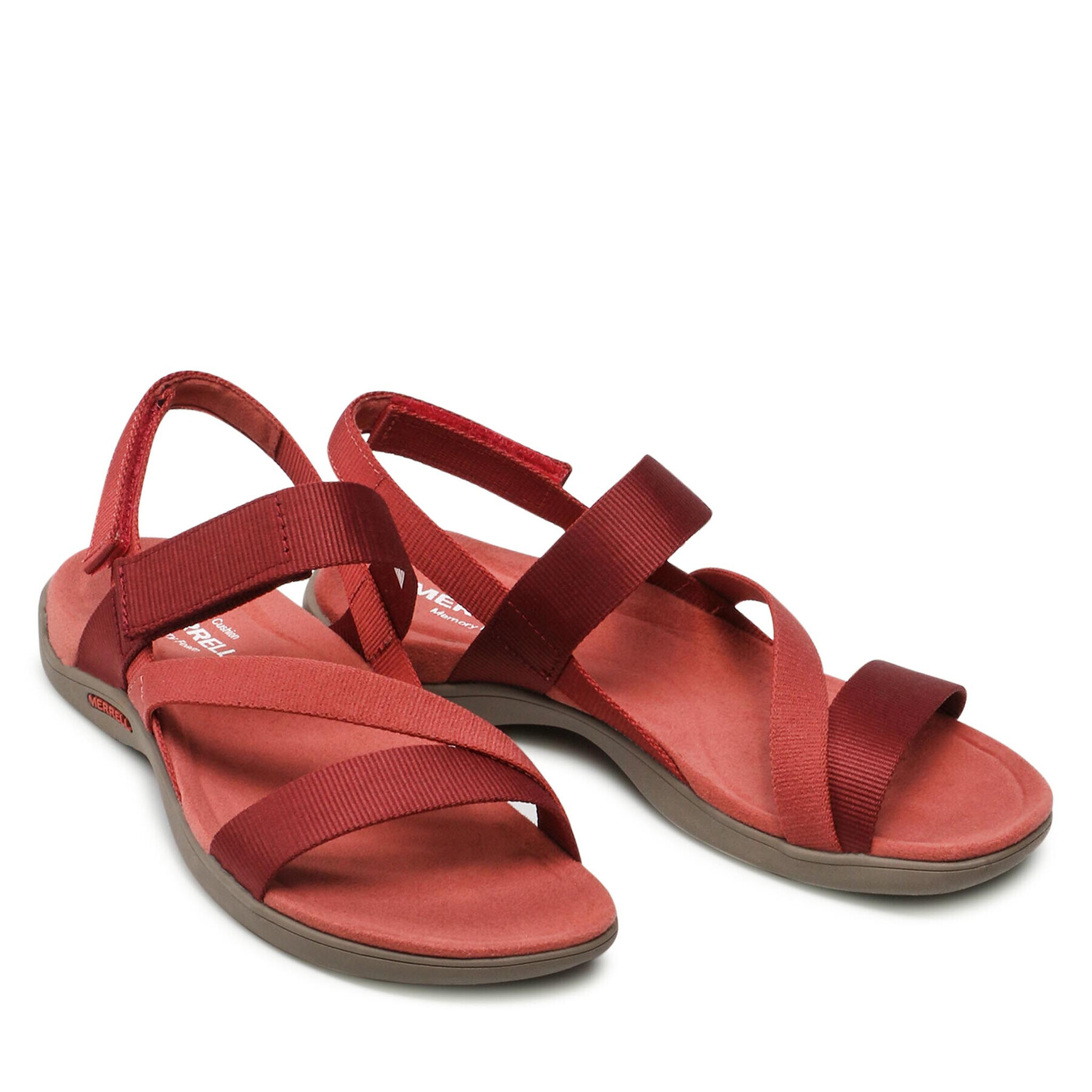 Merrell Сандали District 3 Strap Web J004378 Бордо - Pepit.bg