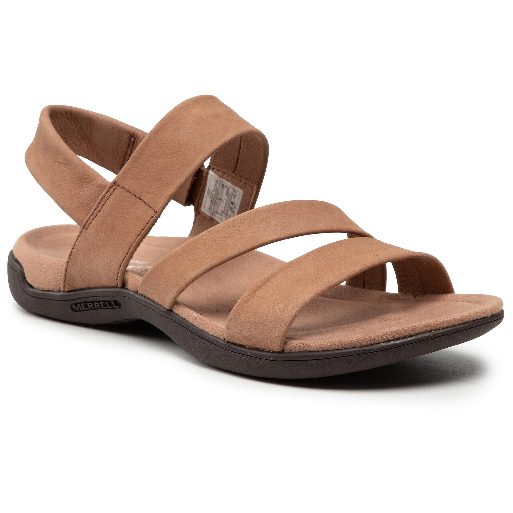 Merrell Сандали District Kanoya Strap J000482 Кафяв - Pepit.bg