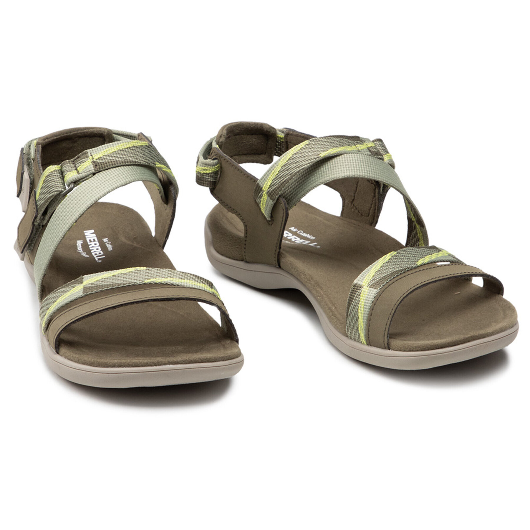 Merrell Сандали District Mendi Backstrap J003284 Зелен - Pepit.bg