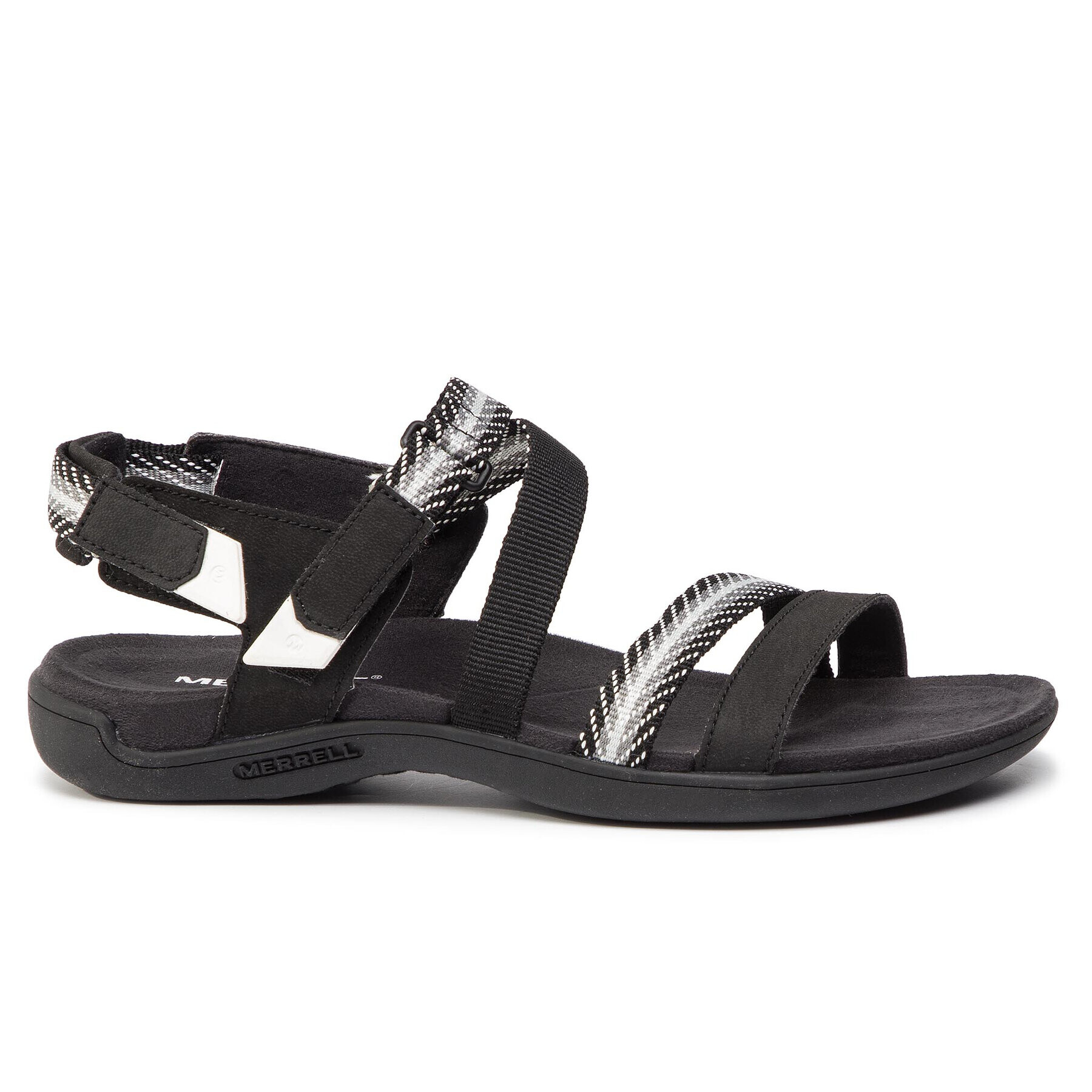 Merrell Сандали District Mendi Backstrap J90432 Черен - Pepit.bg