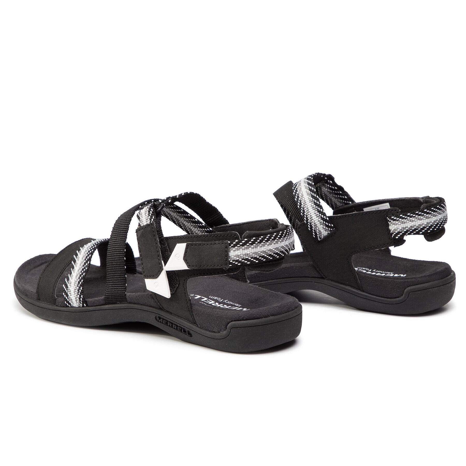 Merrell Сандали District Mendi Backstrap J90432 Черен - Pepit.bg