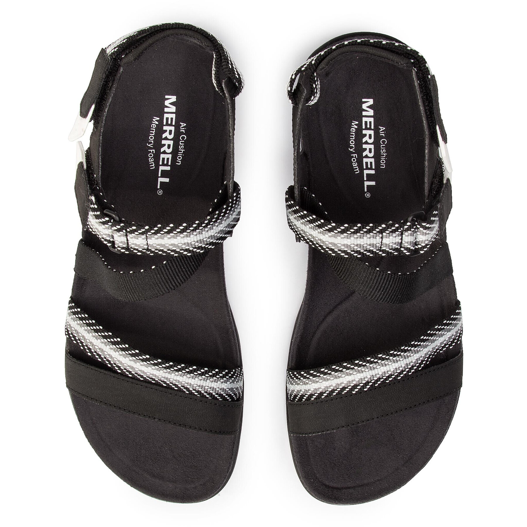 Merrell Сандали District Mendi Backstrap J90432 Черен - Pepit.bg
