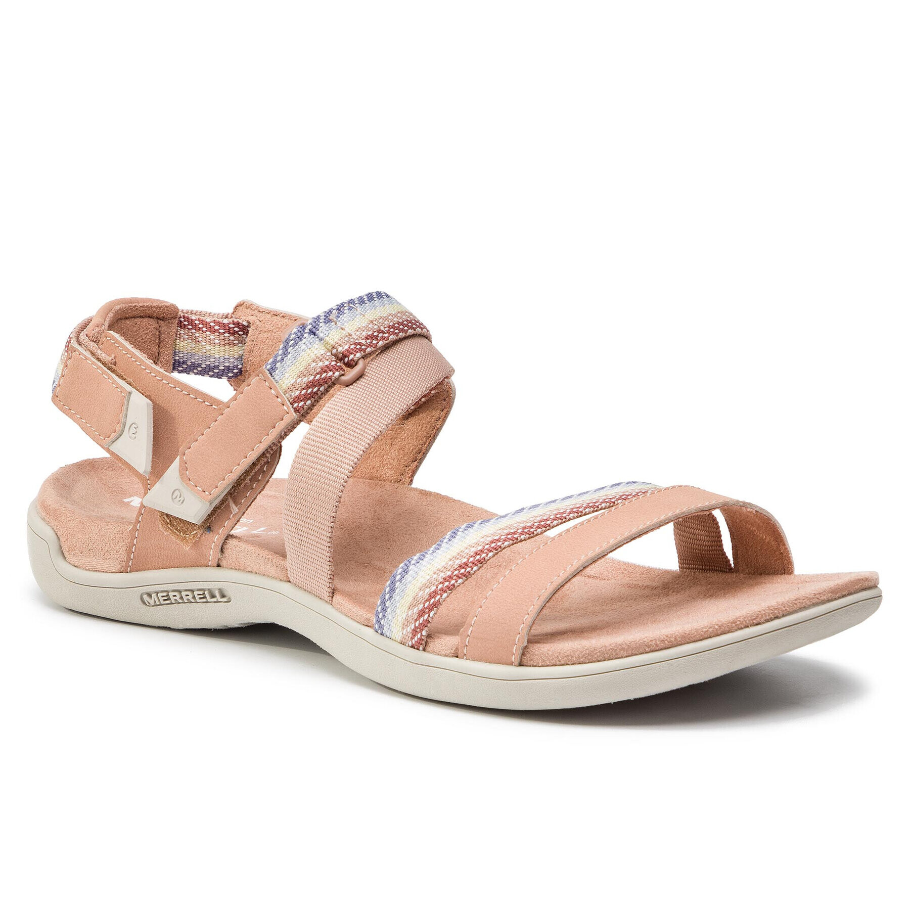 Merrell Сандали District Mendi Backstrap J97306 Бежов - Pepit.bg