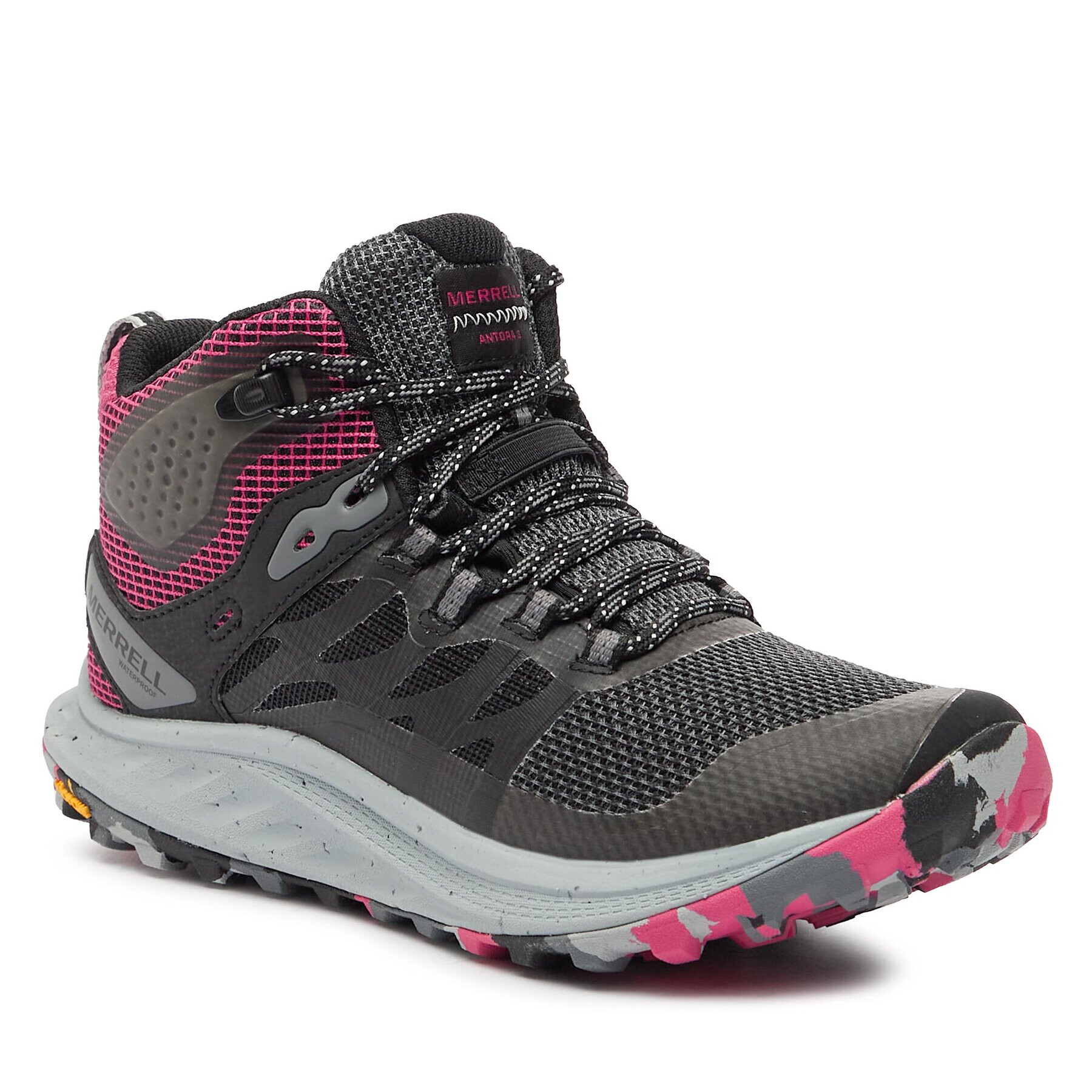 Merrell Туристически Antora 3 Mid Wp J067582 Черен - Pepit.bg