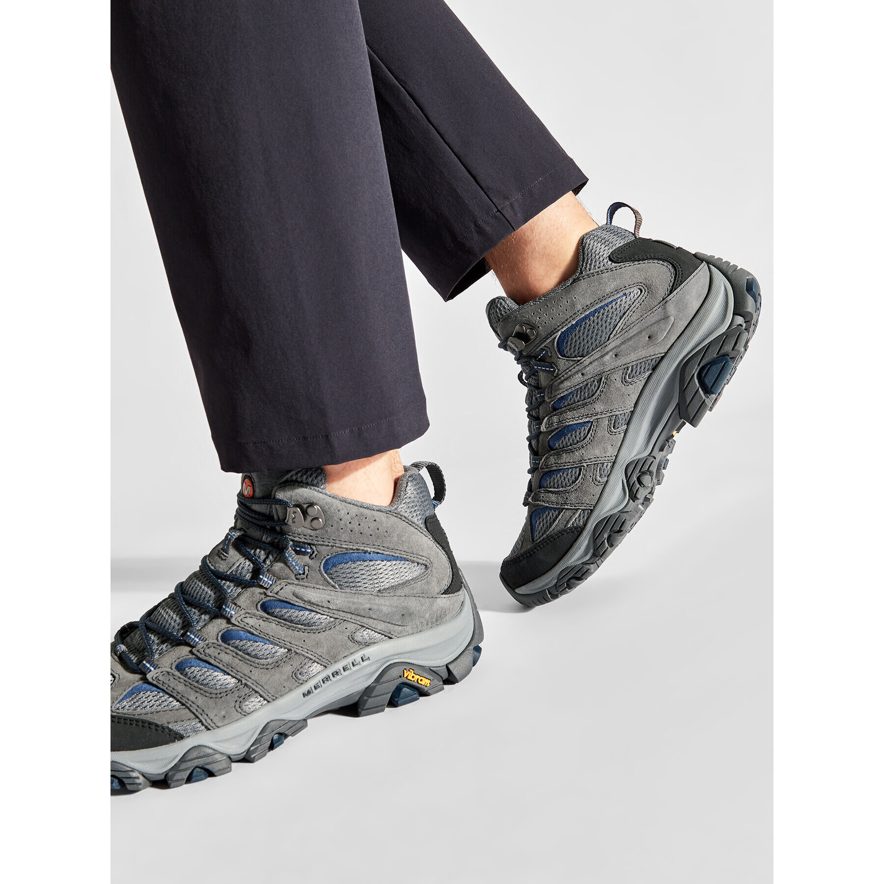 Merrell Туристически Moab 3 Mid J035865 Сив - Pepit.bg