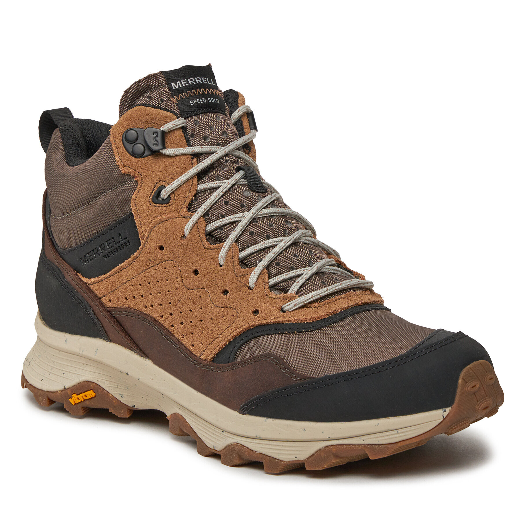 Merrell Туристически Speed Solo Mid Wp J004533 Кафяв - Pepit.bg