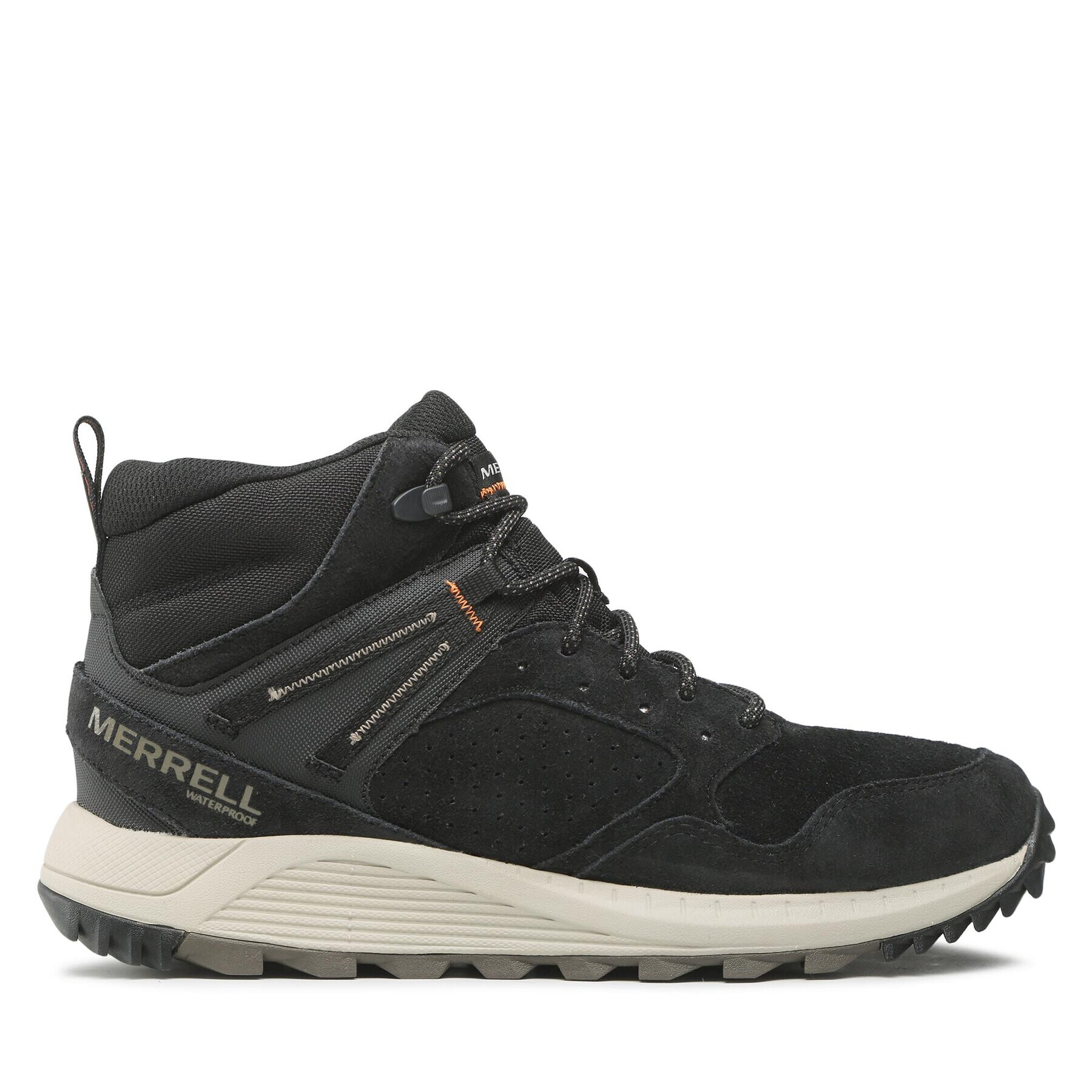 Merrell Туристически Wildwood Sb Mid Wp J067285 Черен - Pepit.bg