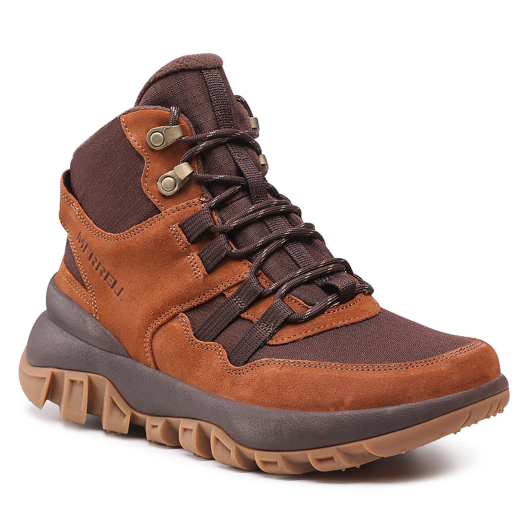 Merrell Зимни обувки Atb Mid Plr Wp J003479 Кафяв - Pepit.bg