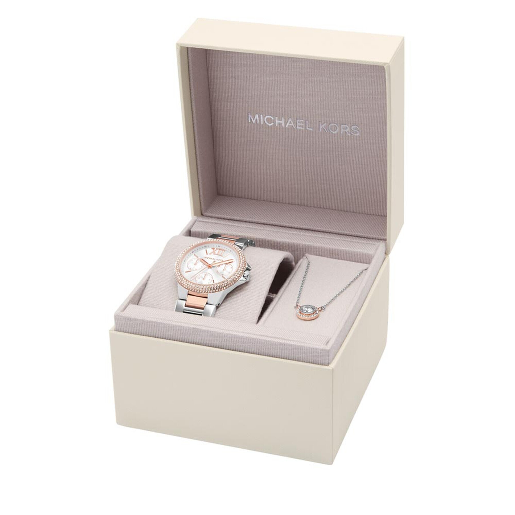 Michael Kors Подаръчен комплект Camille Set MK1054SET Сребрист - Pepit.bg