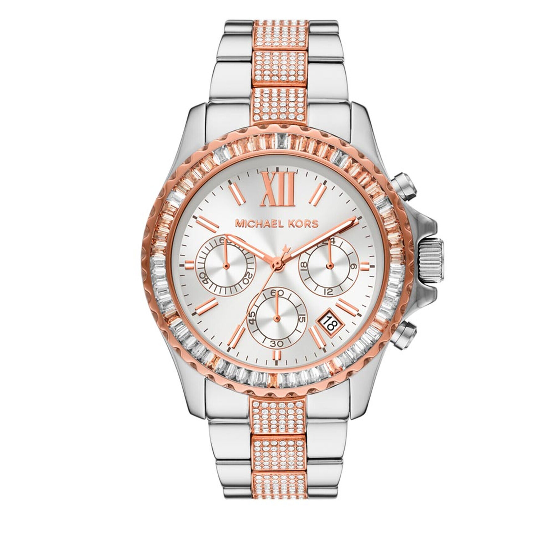 Michael Kors Часовник Everest Chronograph MK6975 Сребрист - Pepit.bg