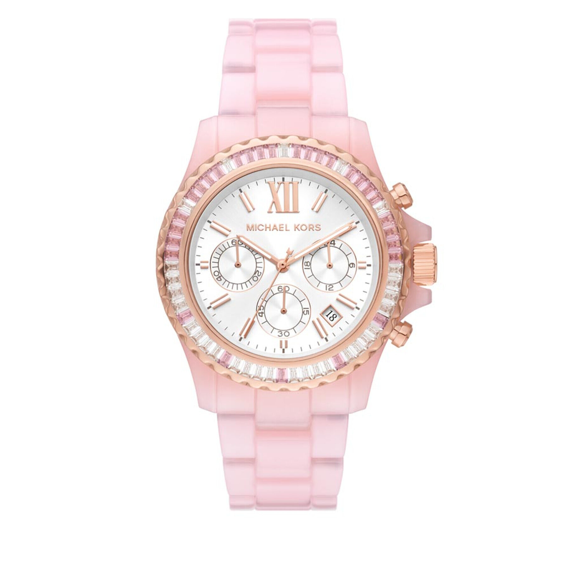 Michael Kors Часовник Everest MK7240 Розов - Pepit.bg