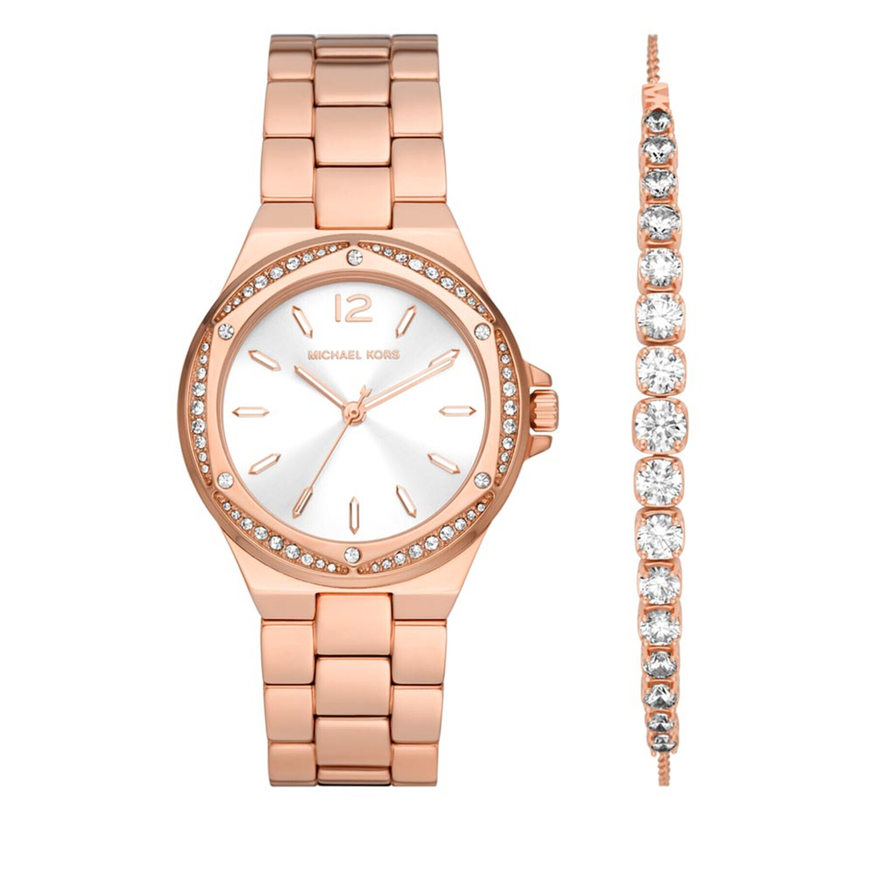 Michael Kors Часовник Lennox Gift Set MK1053SET Златист - Pepit.bg