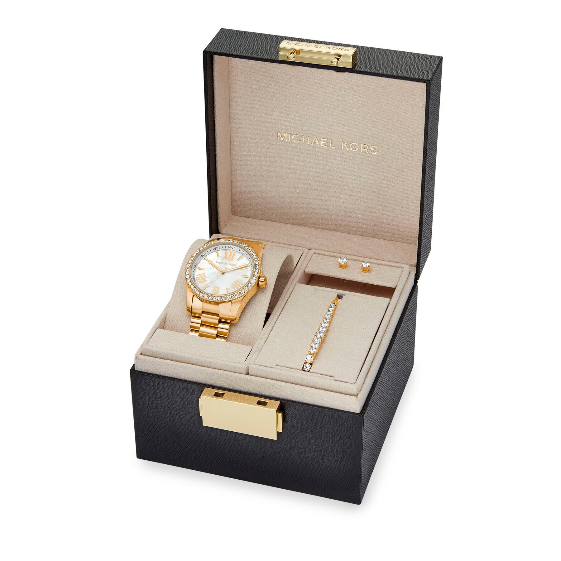 Michael Kors Часовник Lexington MK1079SET Златист - Pepit.bg