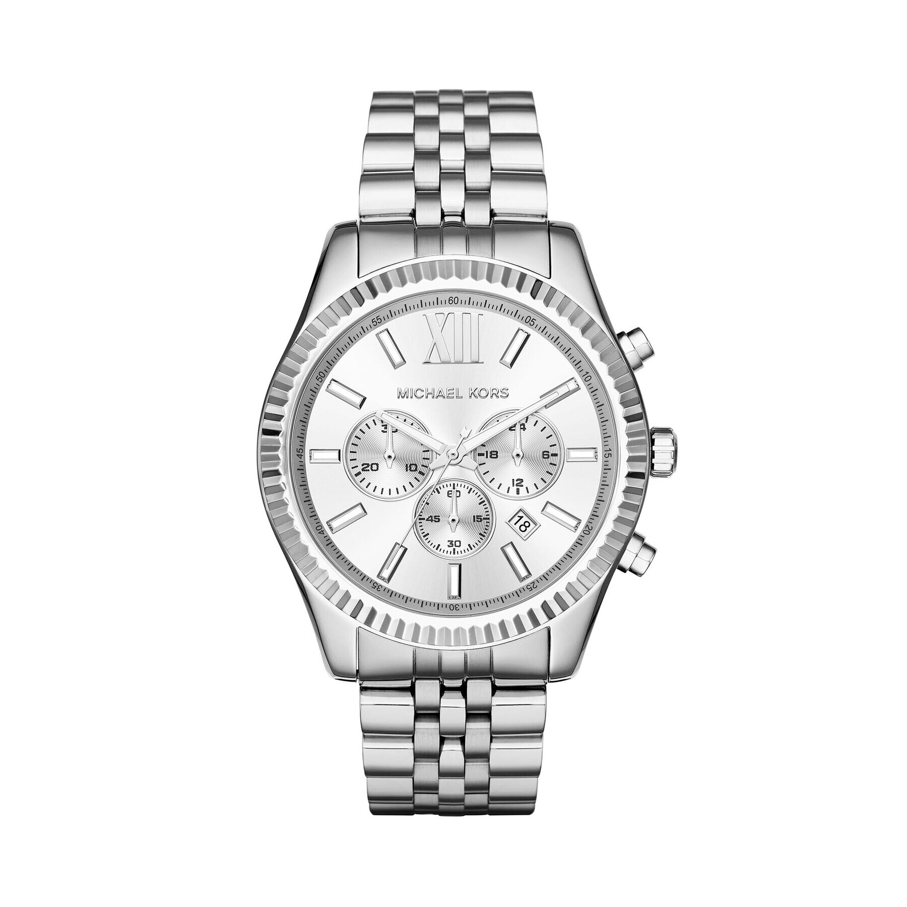 Michael Kors Часовник Lexington MK8405 Сребрист - Pepit.bg