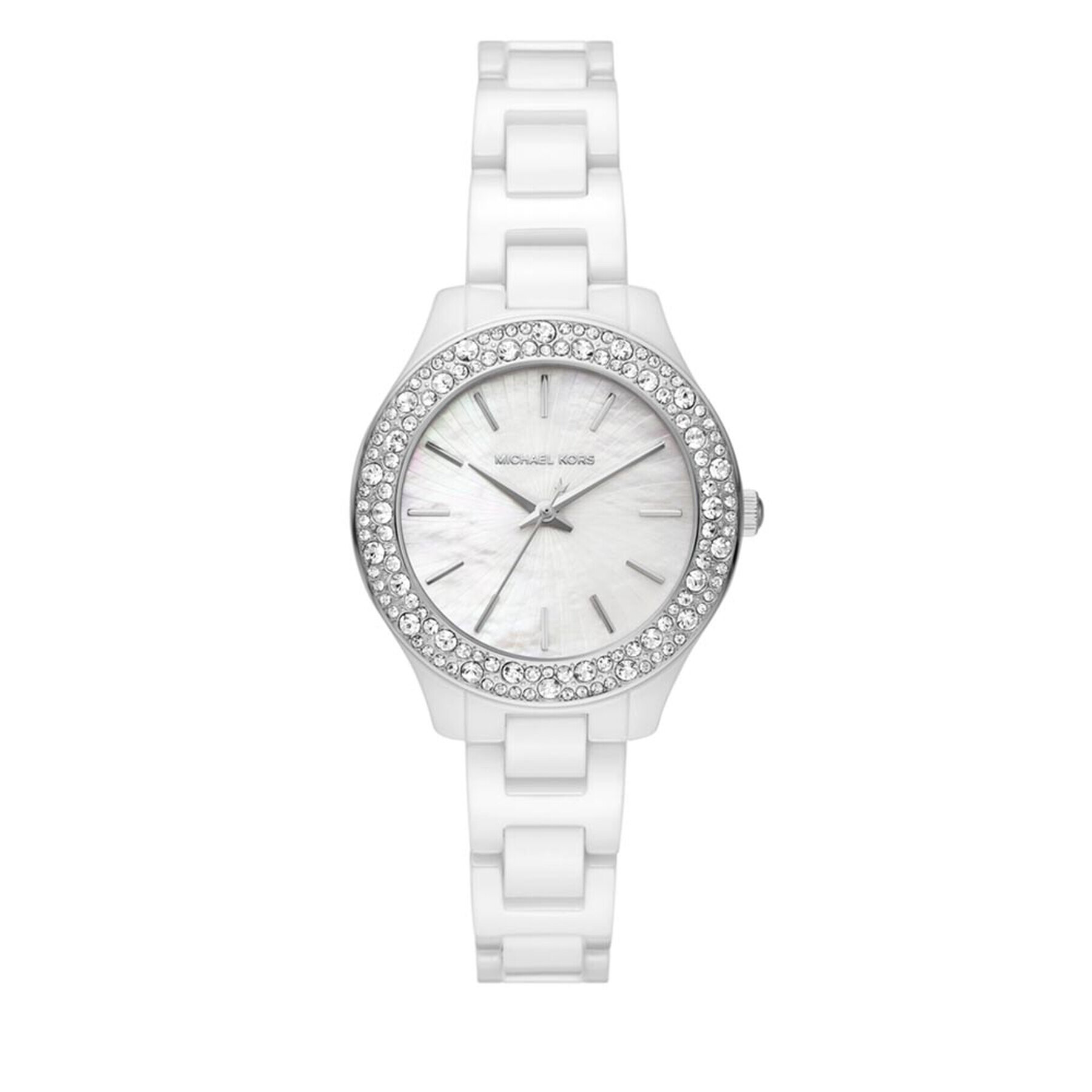 Michael Kors Часовник Liliane MK4649 Бял - Pepit.bg