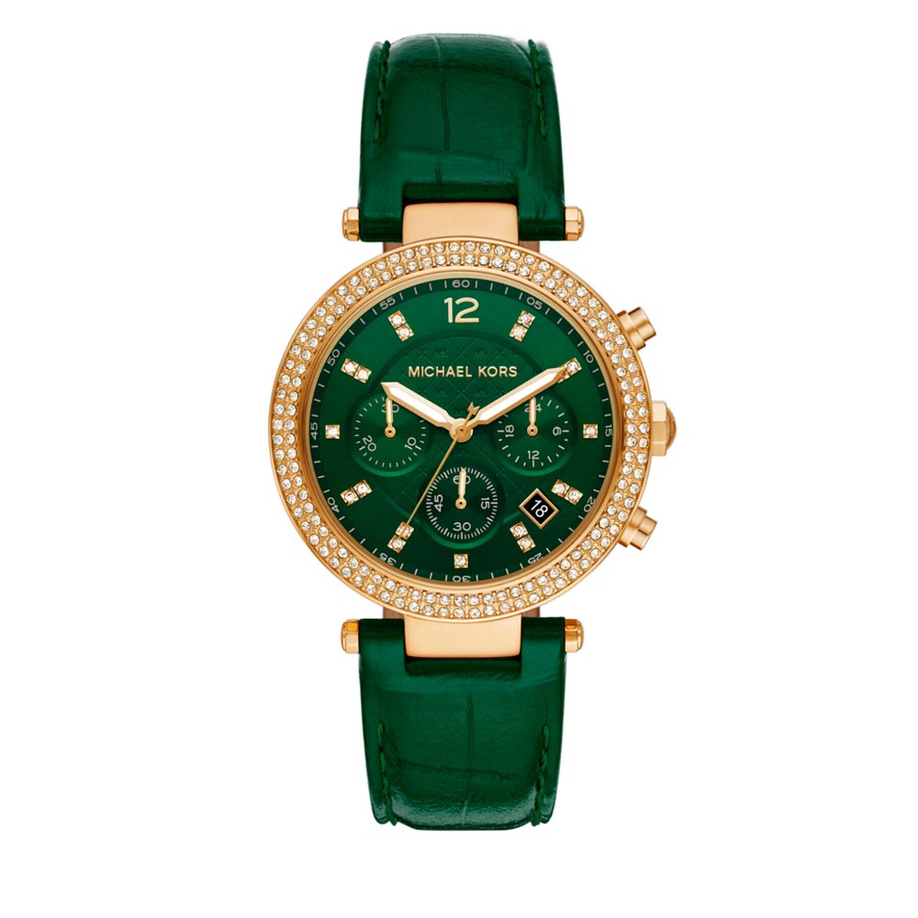 Michael Kors Часовник Parker MK6985 Зелен - Pepit.bg