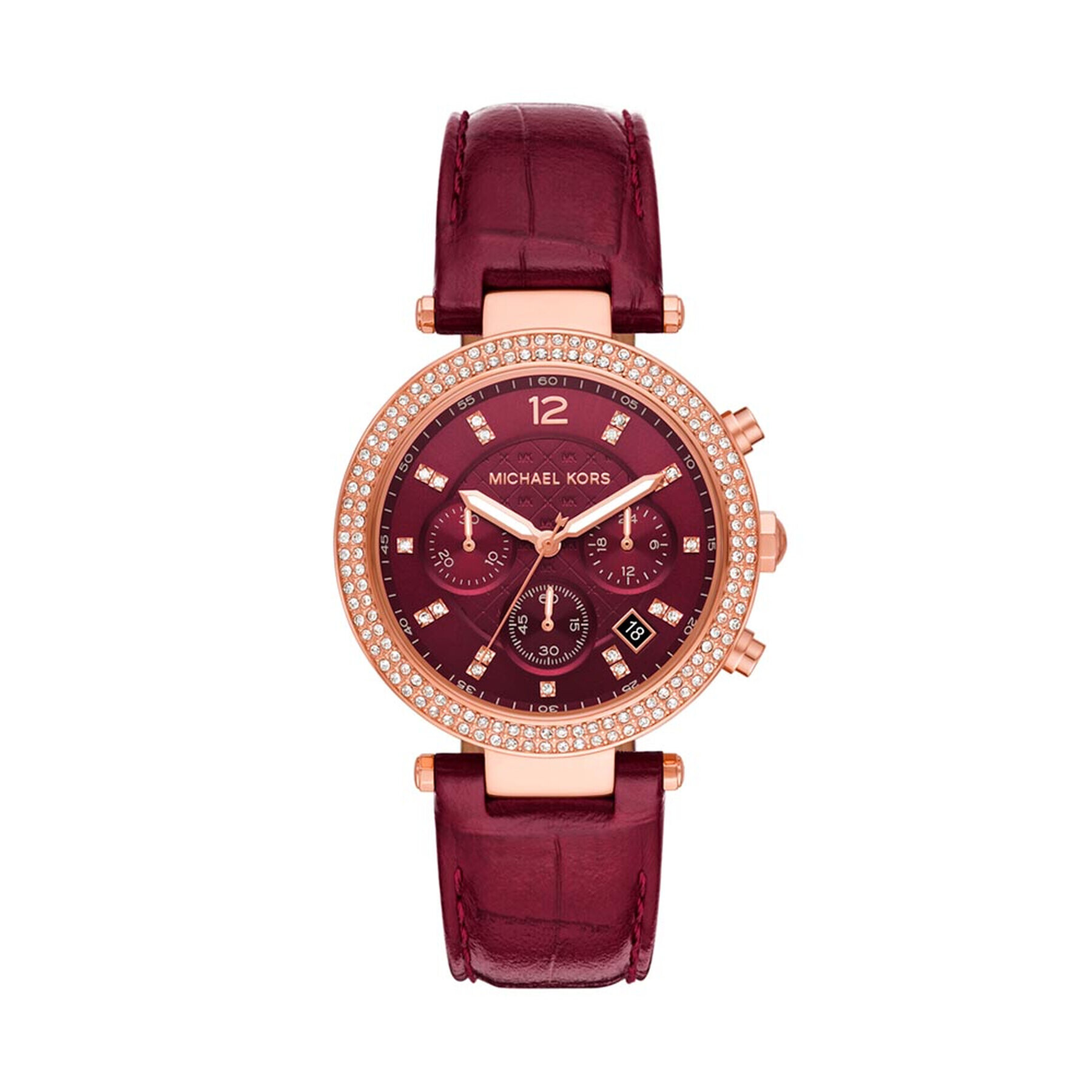 Michael Kors Часовник Parker MK6986 Бордо - Pepit.bg