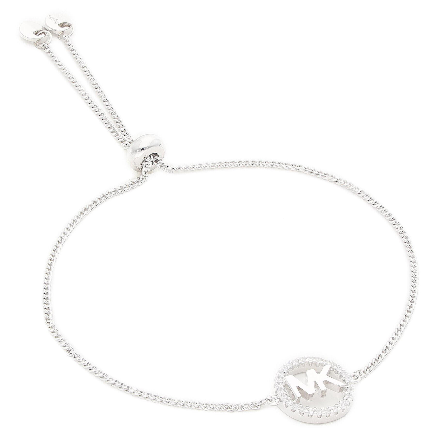 Michael Kors Гривна Logo Circle Slider MKC1246AN040 Сребрист - Pepit.bg