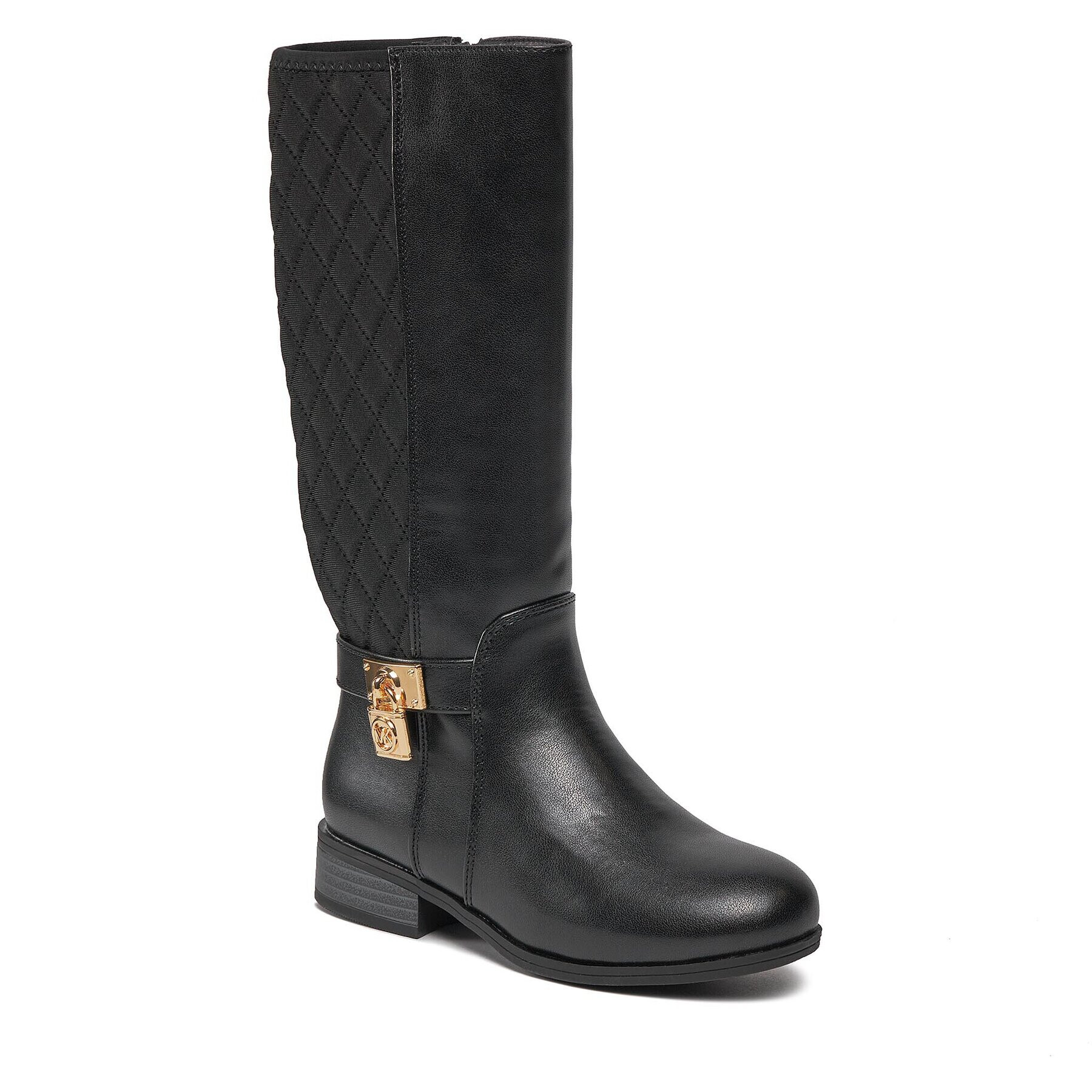 MICHAEL KORS KIDS Ботуши Finley Lock MK100758 Черен - Pepit.bg