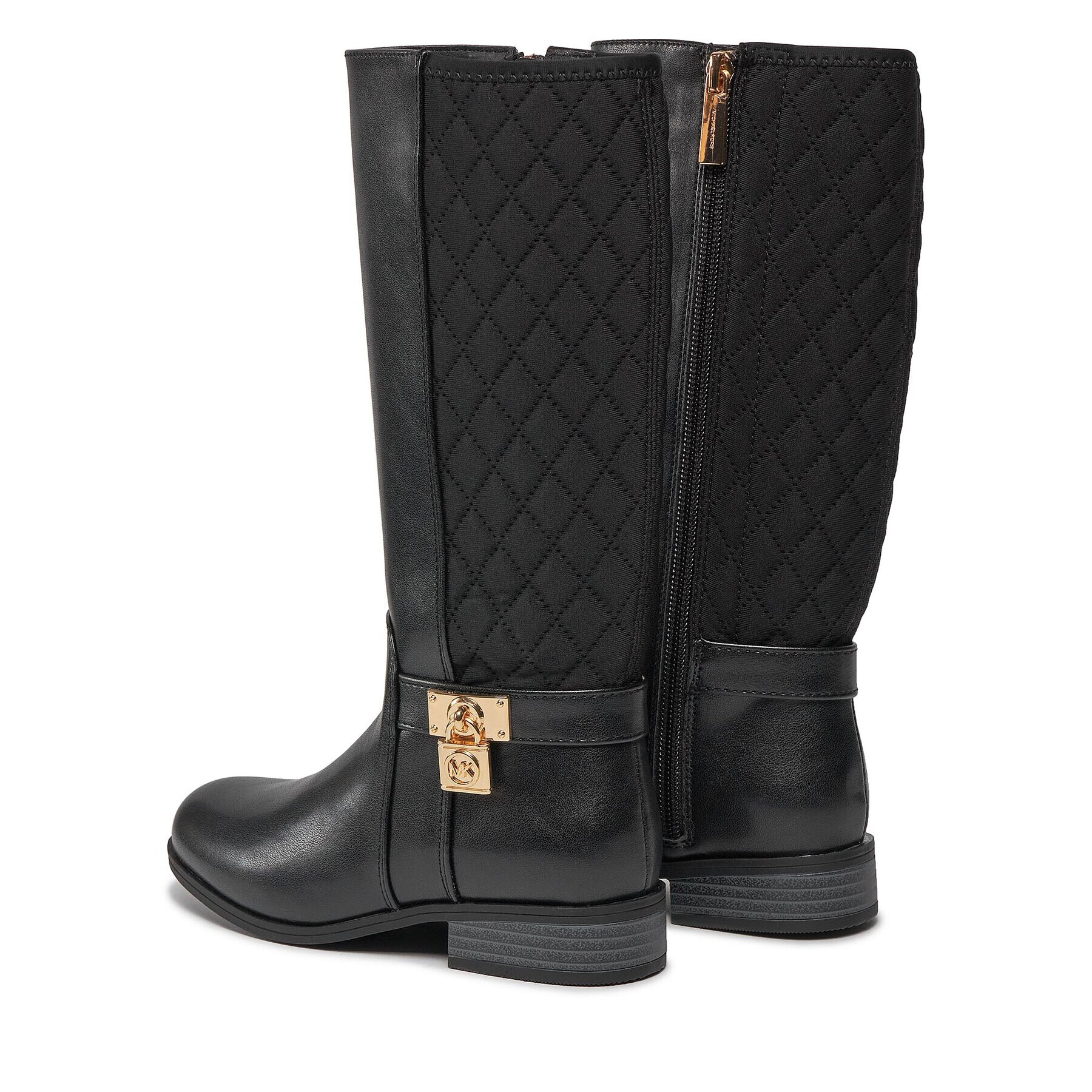 MICHAEL KORS KIDS Ботуши Finley Lock MK100758 Черен - Pepit.bg