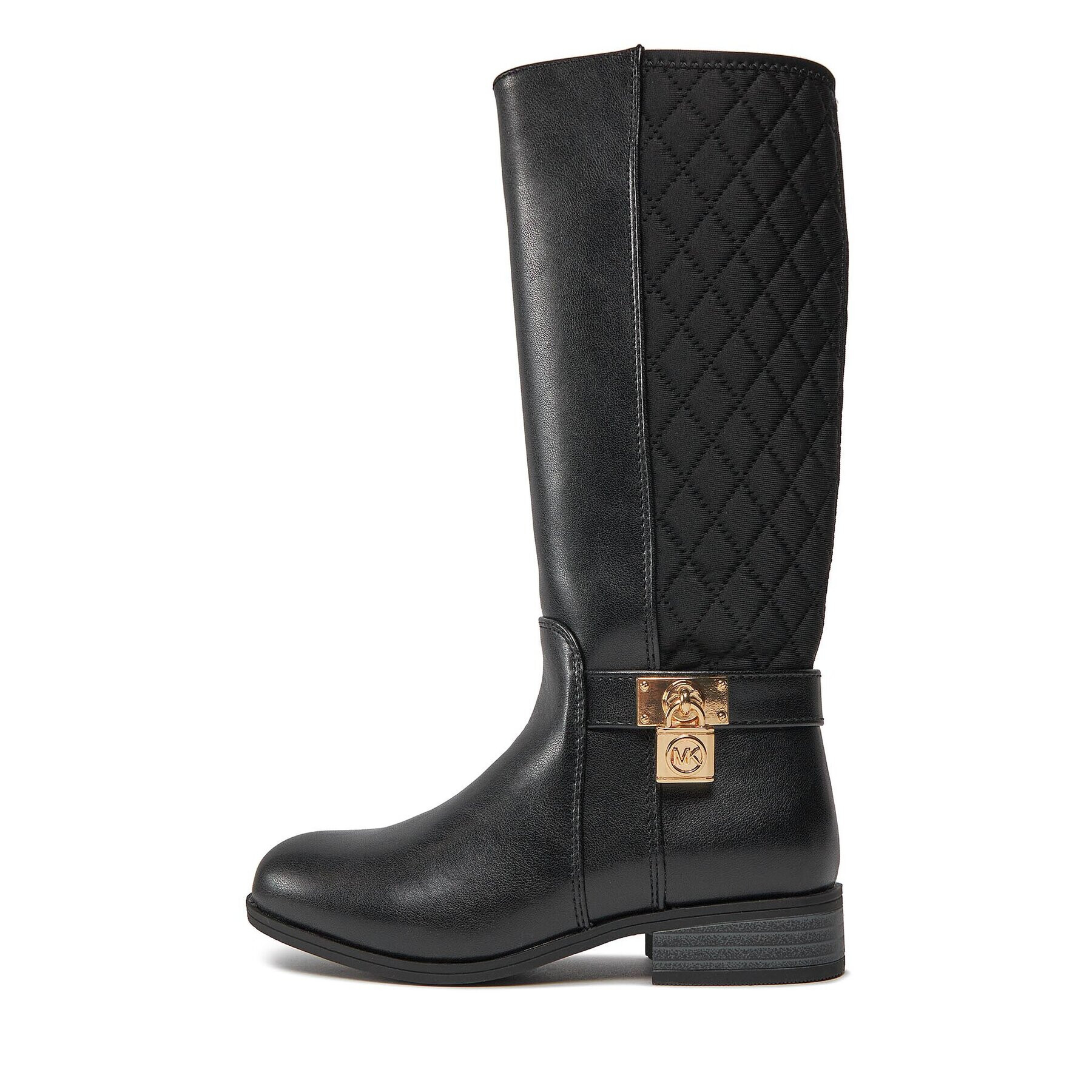 MICHAEL KORS KIDS Ботуши Finley Lock MK100758 Черен - Pepit.bg