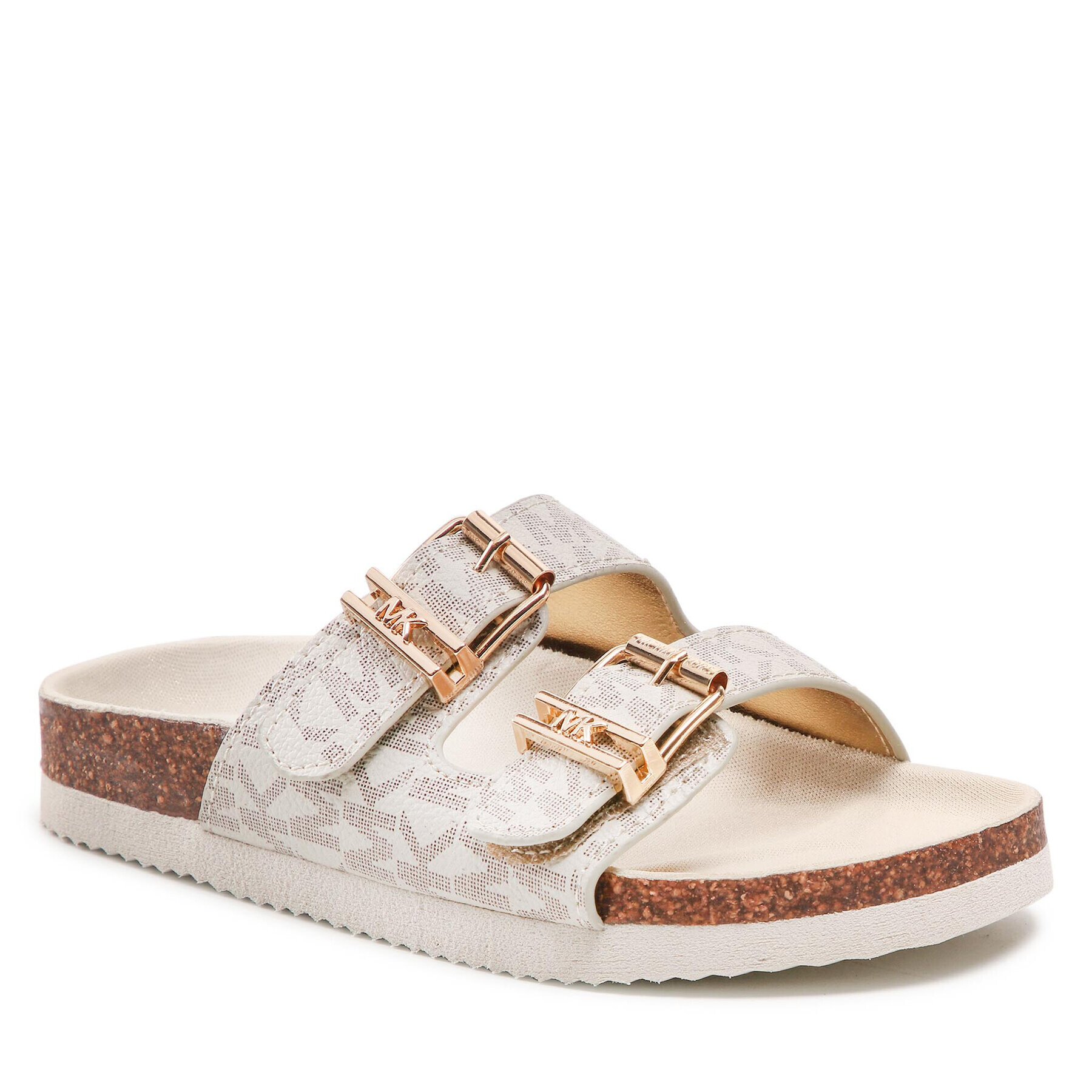 MICHAEL KORS KIDS Чехли Lorek Monogram MK100420 Бежов - Pepit.bg