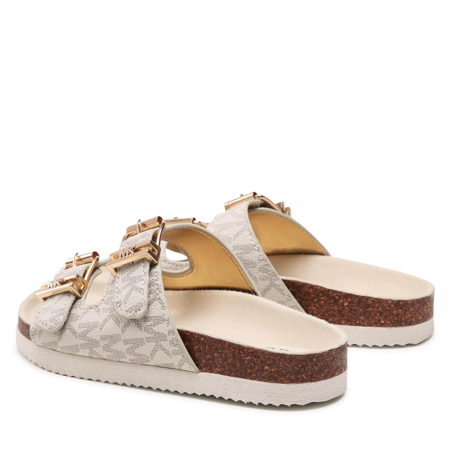MICHAEL KORS KIDS Чехли Lorek Monogram MK100420 Бежов - Pepit.bg