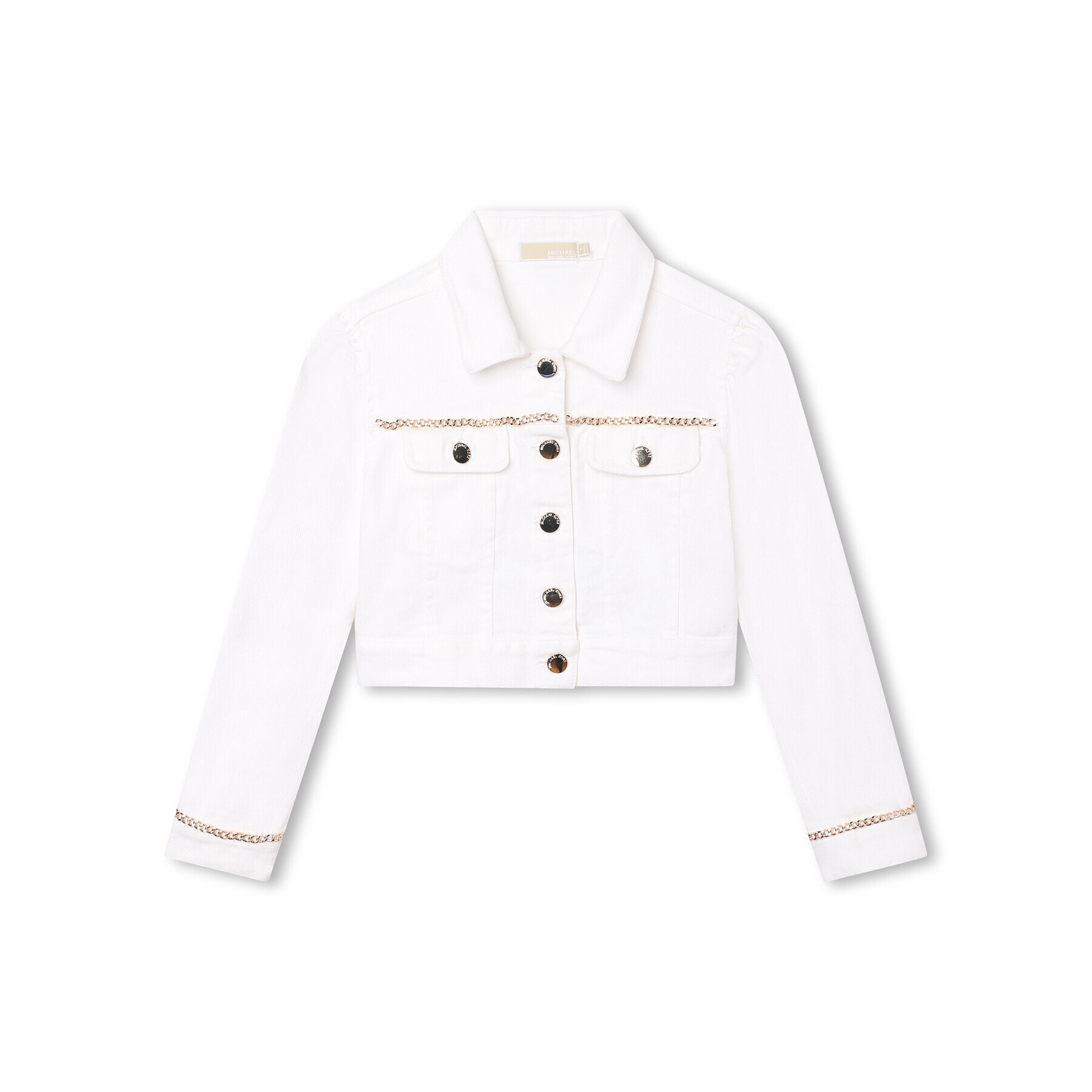 MICHAEL KORS KIDS Дънково яке R16126 D Бял Regular Fit - Pepit.bg