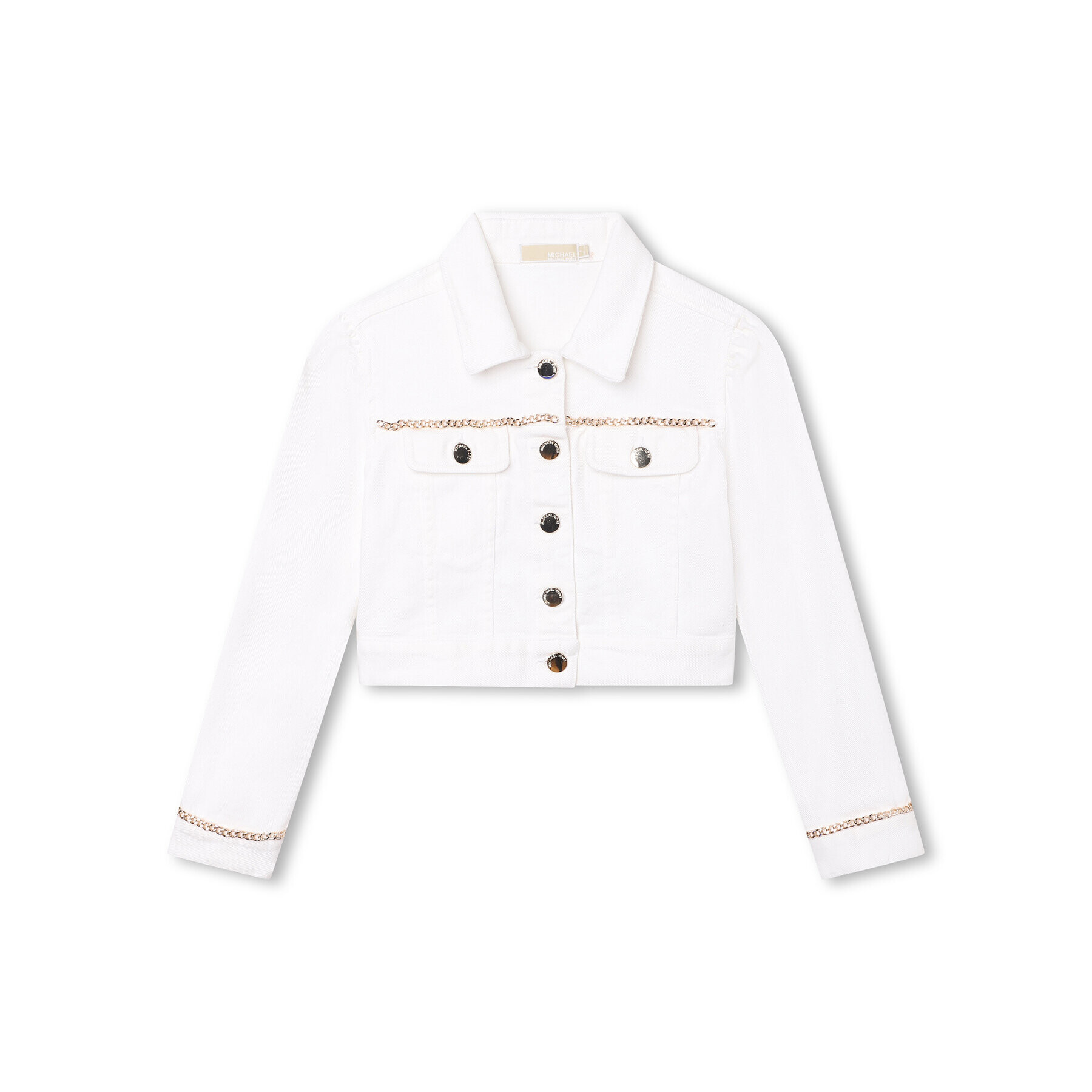 MICHAEL KORS KIDS Дънково яке R16126 D Бял Regular Fit - Pepit.bg