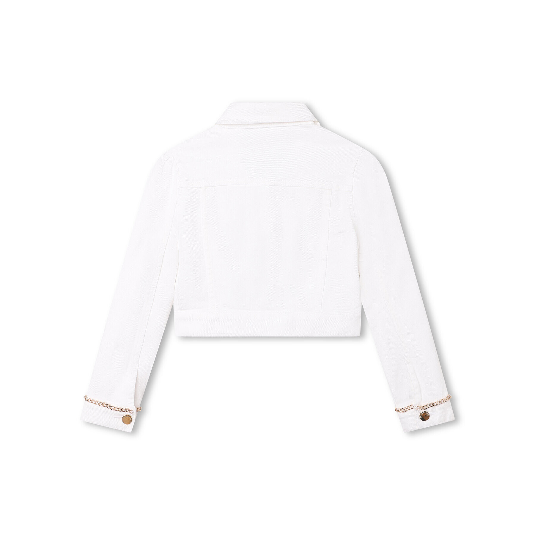 MICHAEL KORS KIDS Дънково яке R16126 D Бял Regular Fit - Pepit.bg