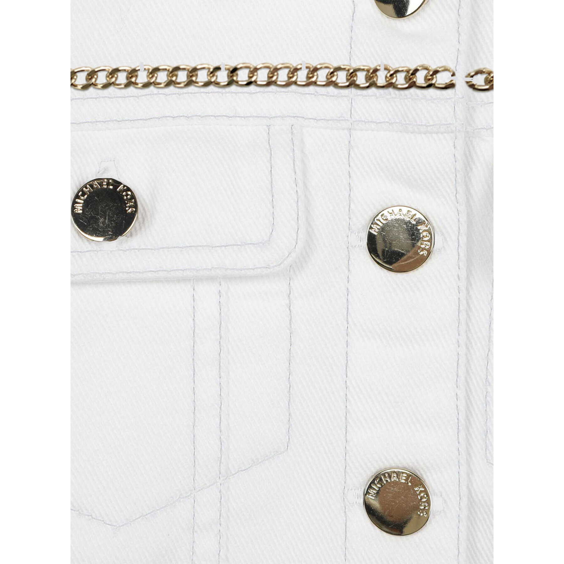 MICHAEL KORS KIDS Дънково яке R16126 D Бял Regular Fit - Pepit.bg