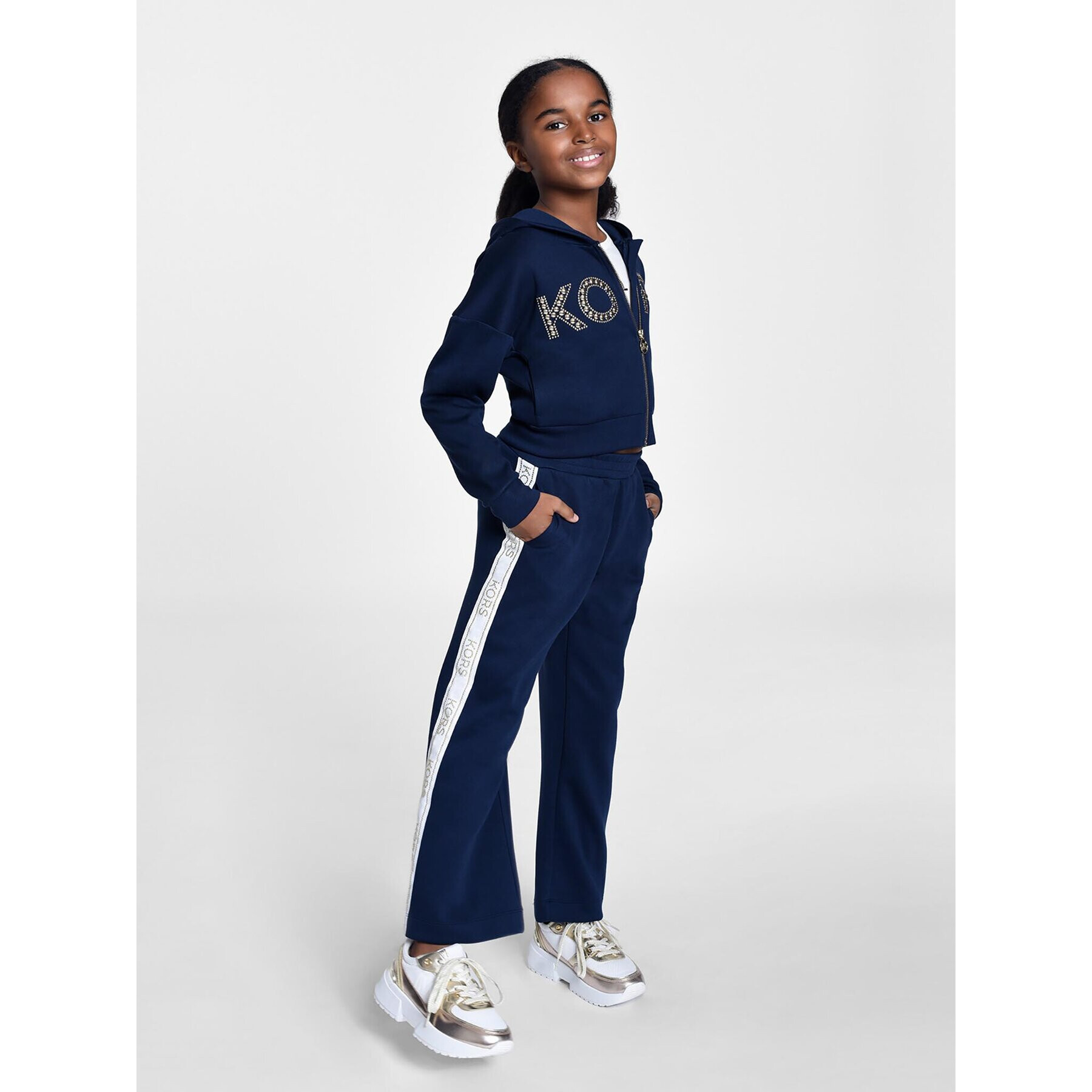 MICHAEL KORS KIDS Долнище анцуг R14158 Тъмносин Regular Fit - Pepit.bg
