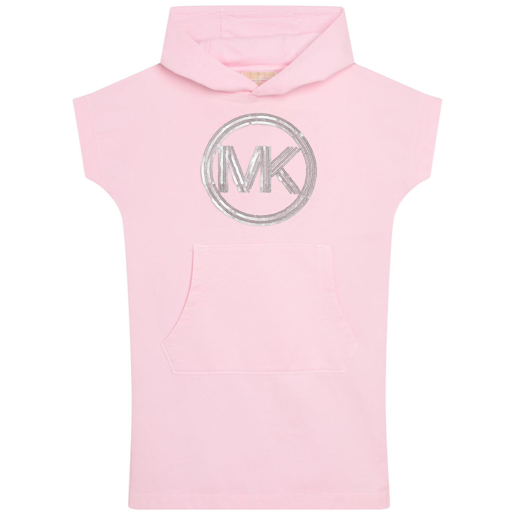 MICHAEL KORS KIDS Плетена рокля R12140 S Розов Regular Fit - Pepit.bg