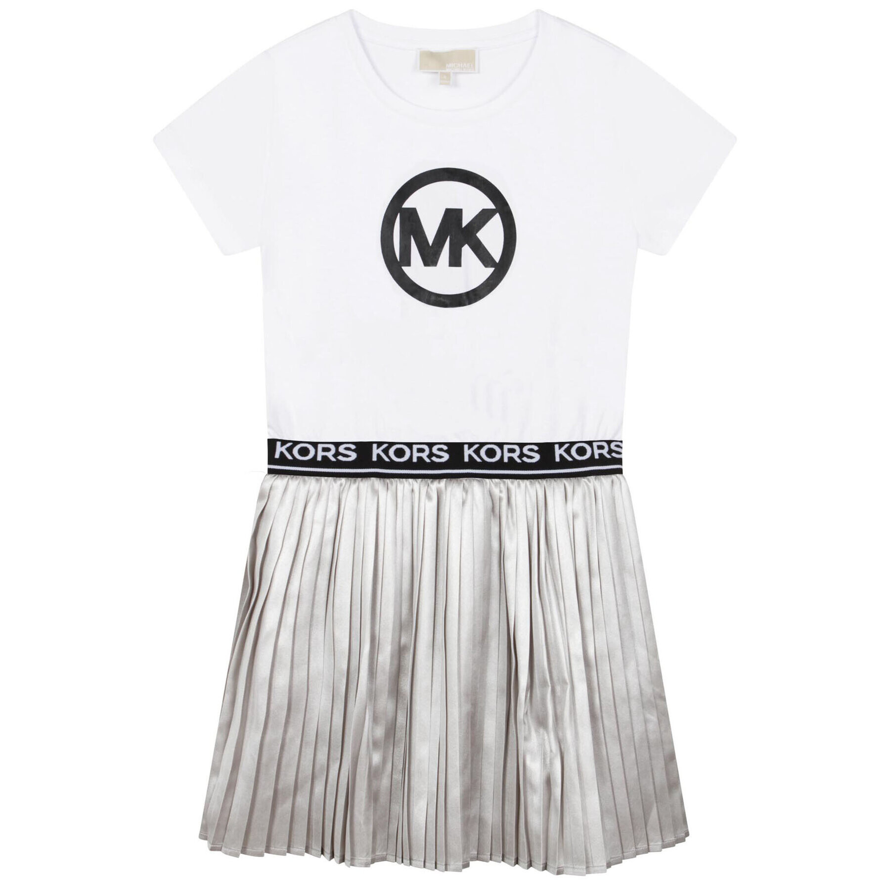 MICHAEL KORS KIDS Рокля R12161 S Сив Regular Fit - Pepit.bg