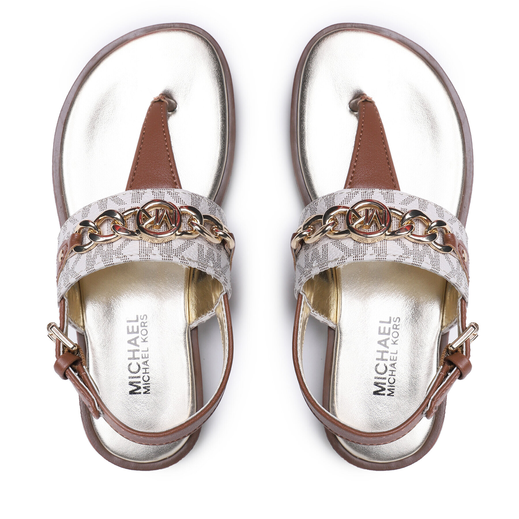 MICHAEL KORS KIDS Сандали Brandy Roxanne MK100680C Кафяв - Pepit.bg