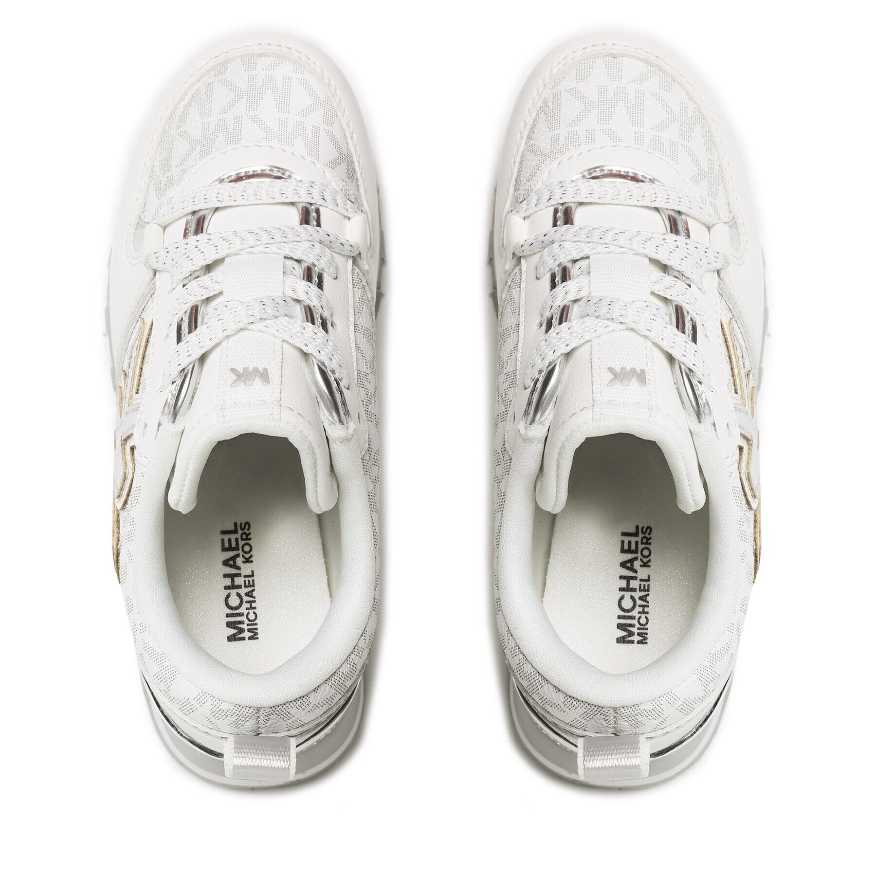 MICHAEL KORS KIDS Сникърси Billie Dash MK100700C Бял - Pepit.bg